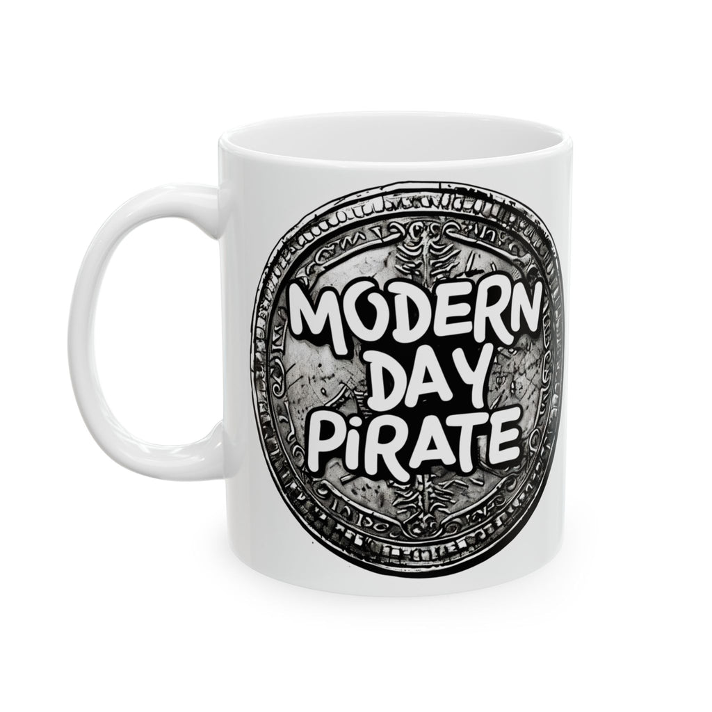 Mug - modern day pirateTreasure Hunter Metal Detecting Pirate Adventure Design dirt fishing