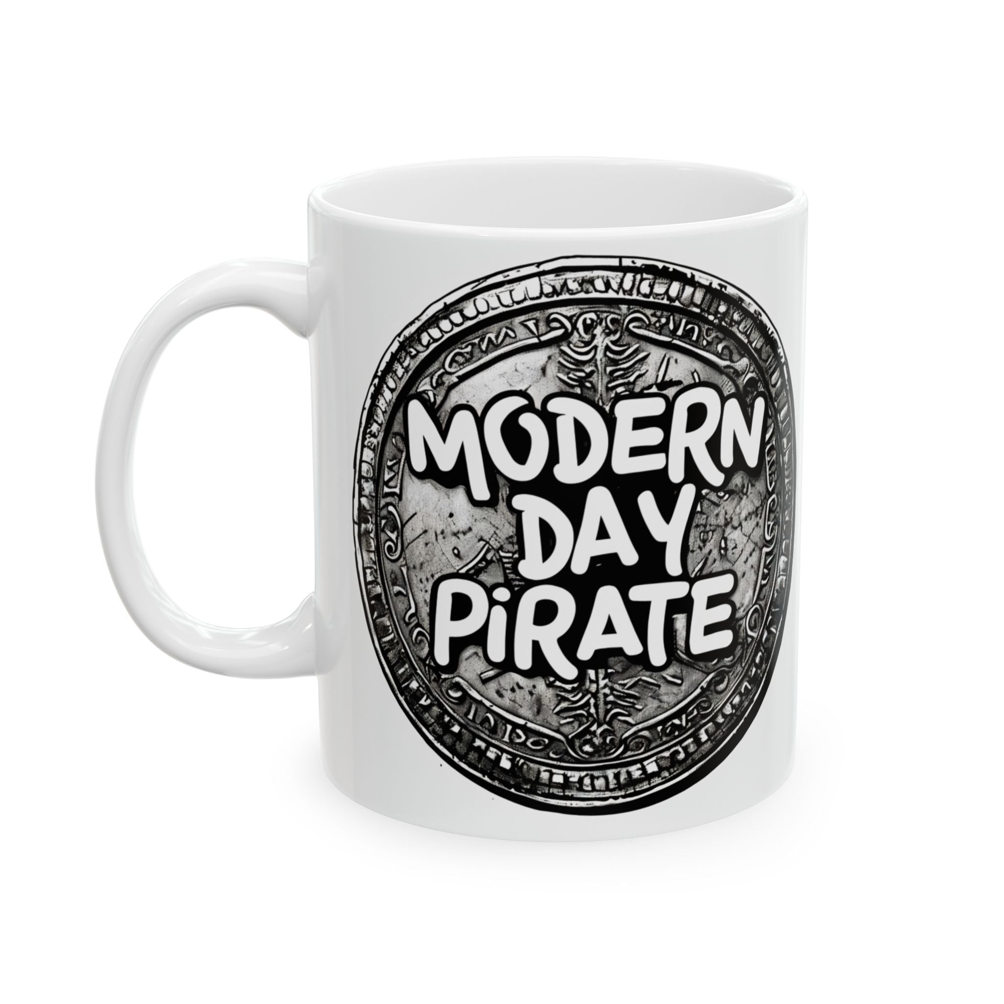 Mug - modern day pirateTreasure Hunter Metal Detecting Pirate Adventure Design dirt fishing