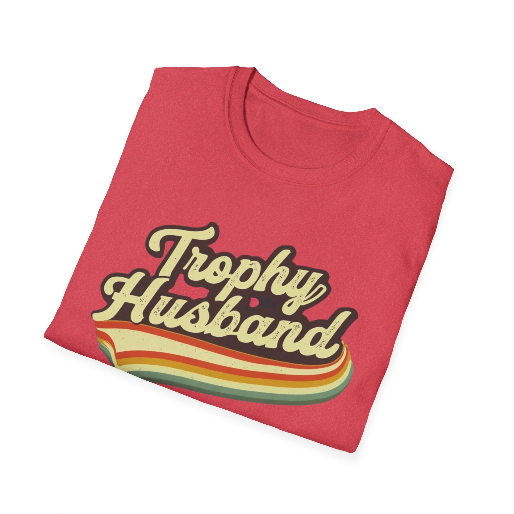Funny Trophy Husband Unisex Softstyle T-Shirt, Husband Gift, Funny Tee, Husband Shirt, Men's Graphic Tee, Best Husband Ever Shirt