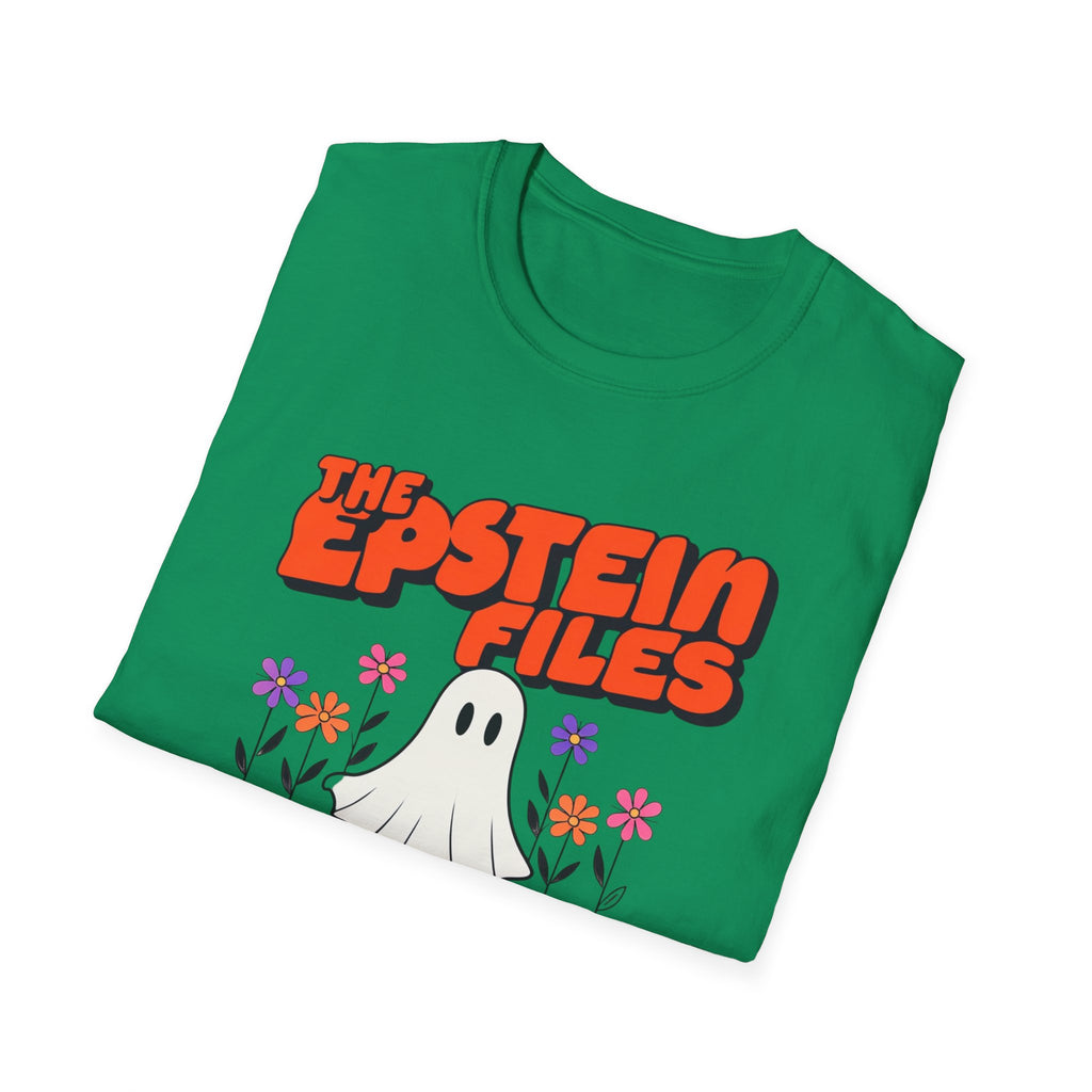 Ghost Political Halloween Unisex T-Shirt, Epstein Files Ghost Anti Trump Tee, Protest Shirt, Funny Political Gift, Conspiracy Theory Tee