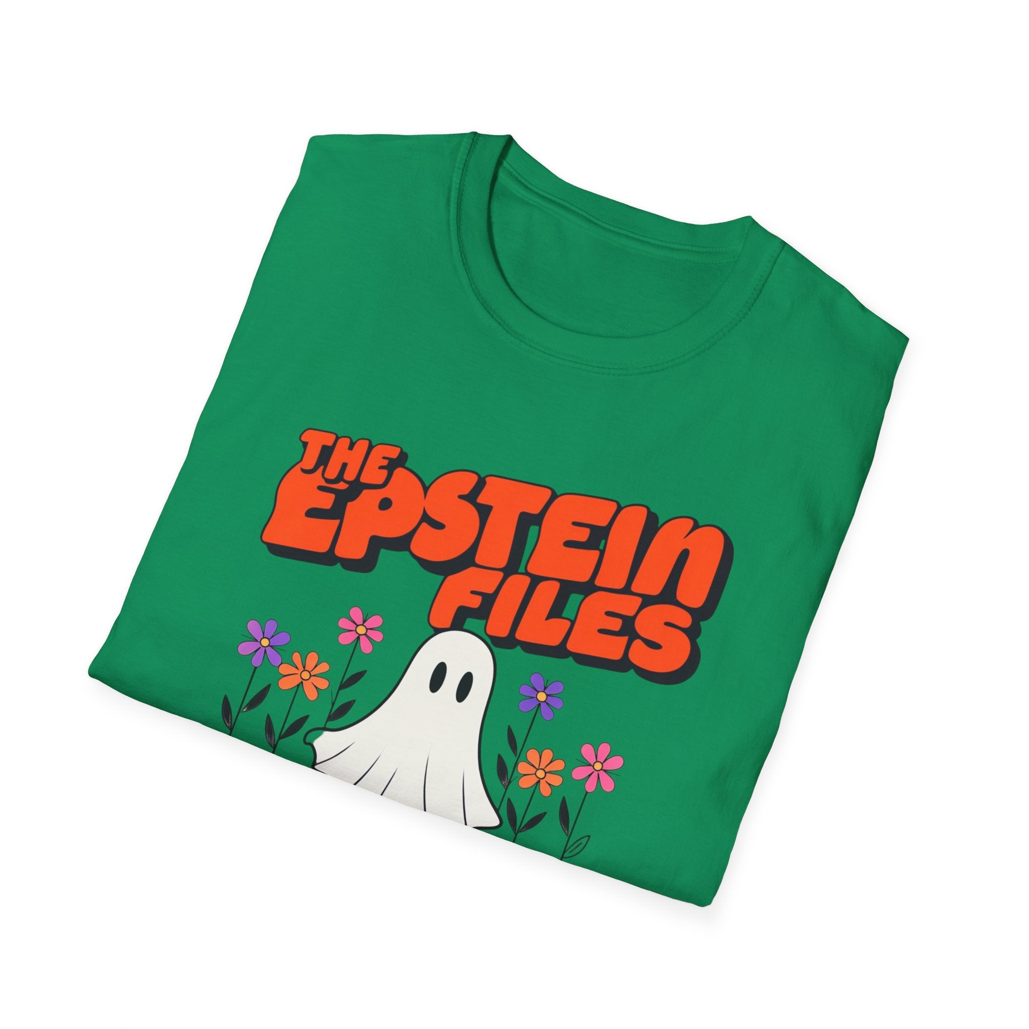 Ghost Political Halloween Unisex T-Shirt, Epstein Files Ghost Anti Trump Tee, Protest Shirt, Funny Political Gift, Conspiracy Theory Tee