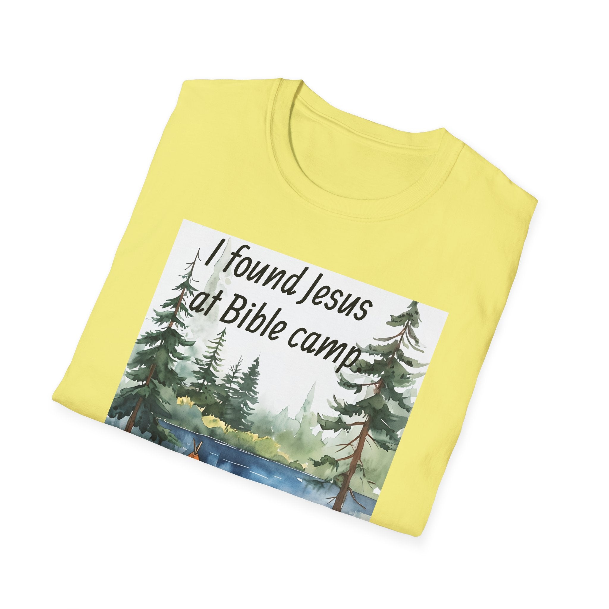 Funny Tee, Religious Camp Tshirt, Jesus Lover Shirt, Hilarious Church Gift, Christian Humor Apparel, Faith-Based Clothing camping bear