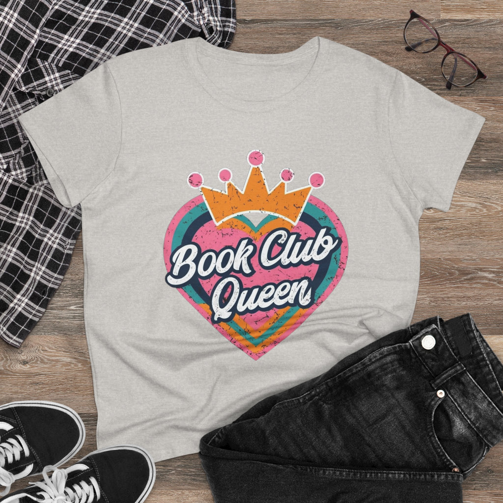 Book Club Queen Women's Tee - Perfect T-Shirt for Book Lovers, Great Gift for Readers, Cozy Casual Apparel, Ideal for Book Club [...]