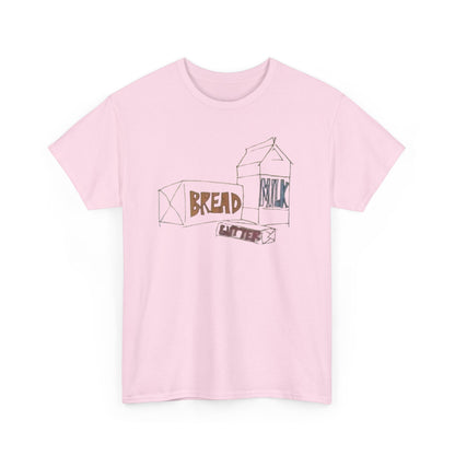 Bread Milk Butter Unisex Heavy Cotton Tee