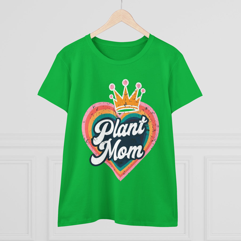 Plant Mom Cotton Tee - Perfect Gift for Plant Lovers, Women's Graphic Shirt, Casual Wear, Eco-Friendly Fashion, Birthday Gift garden