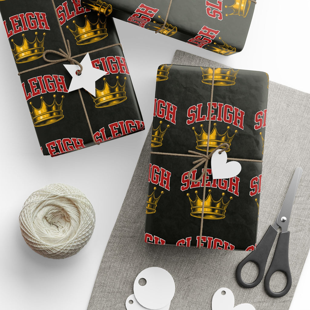 Wrapping Paper - Sleigh Queen Christmas Gift Wrap Slay Queen