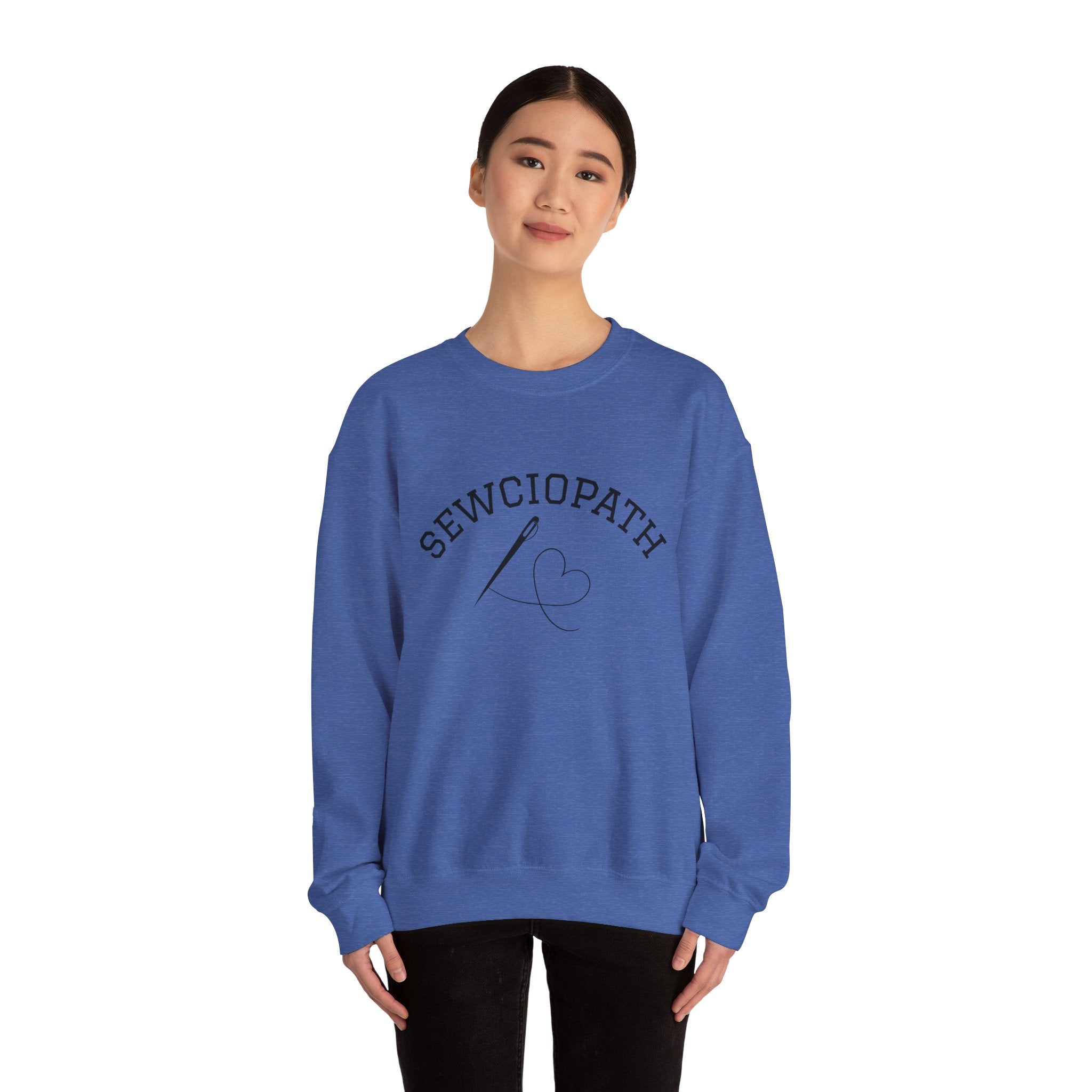 Funny Sewciopath Crewneck Sweatshirt sewing gift