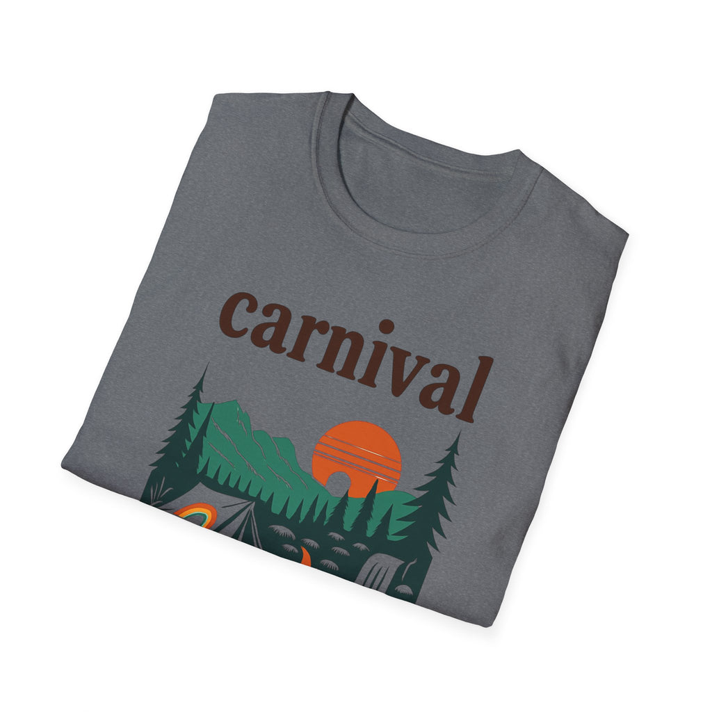 ProvinceTown maCarnival Graphic T-Shirt, Vintage Camping Tee, Unisex Softstyle Shirt, Festival , Summer Adventure Wear, Gift for Travelers