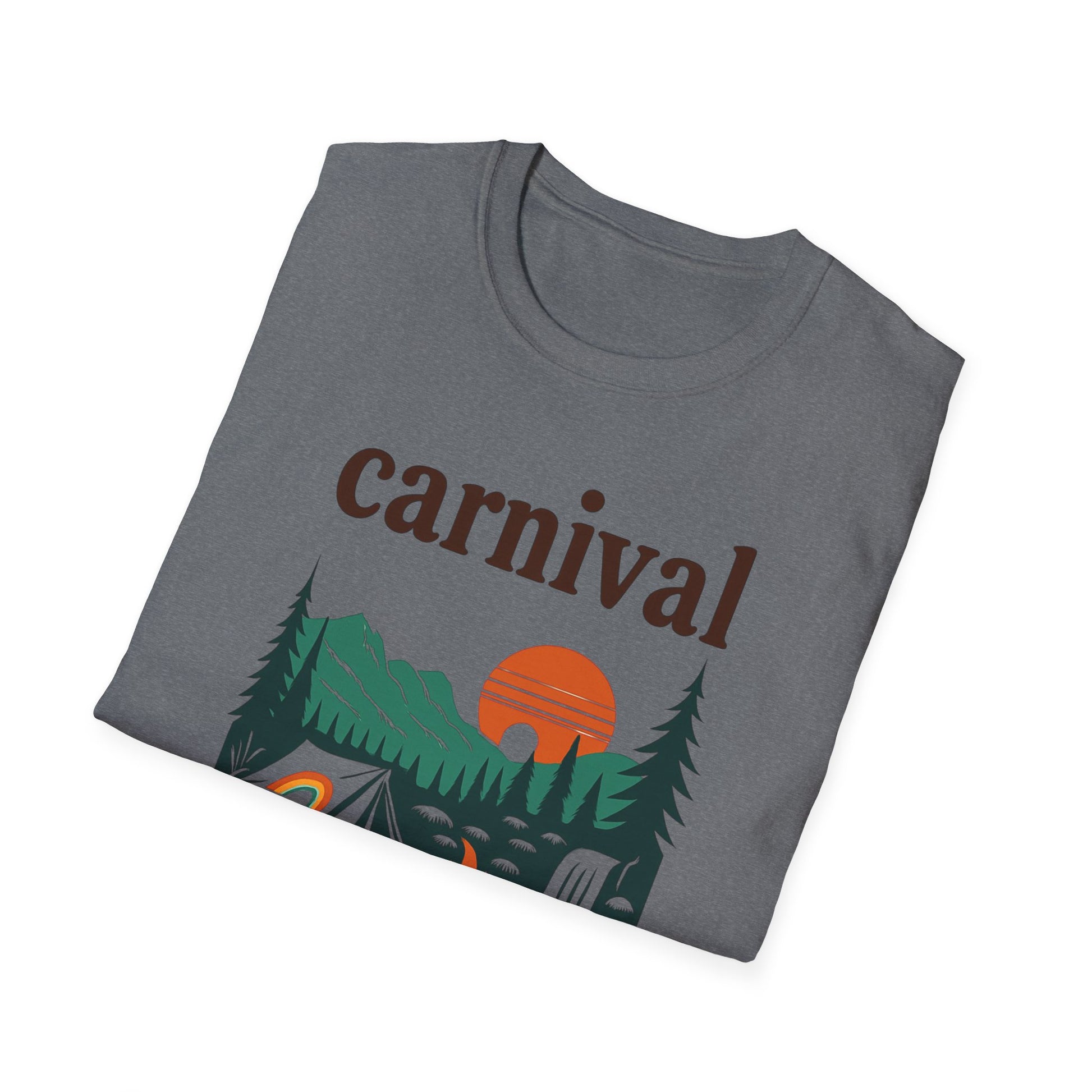 ProvinceTown maCarnival Graphic T-Shirt, Vintage Camping Tee, Unisex Softstyle Shirt, Festival , Summer Adventure Wear, Gift for Travelers