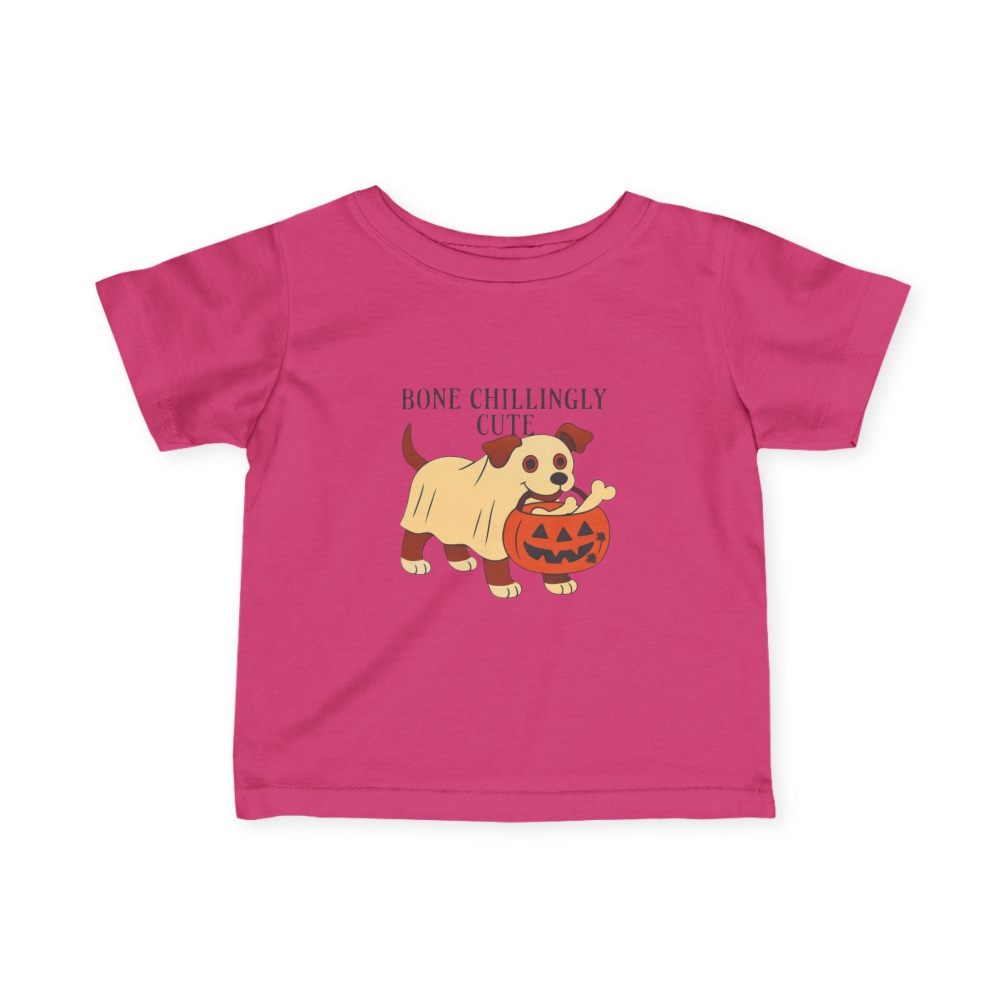 Halloween Dog Graphic Infant Tee, Cute Pumpkin Shirt, Baby Halloween Outfit, Funny Dog Tee, Toddler Fall Apparel