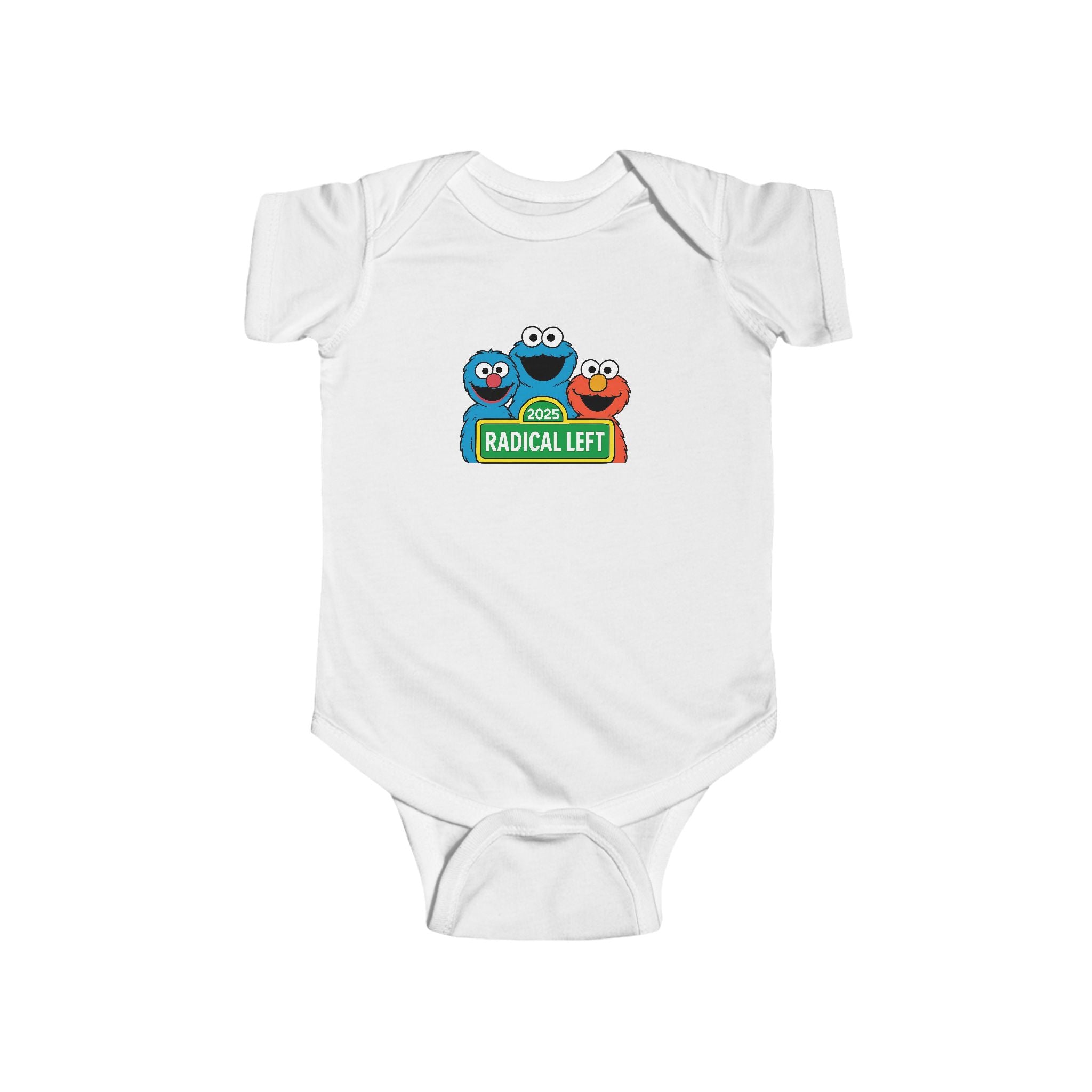 Radical left  Baby Onesie, Radical Elect Anti-Trump Infant Bodysuit, Resist Activist Romper, Political Baby Clothing, Social Justice