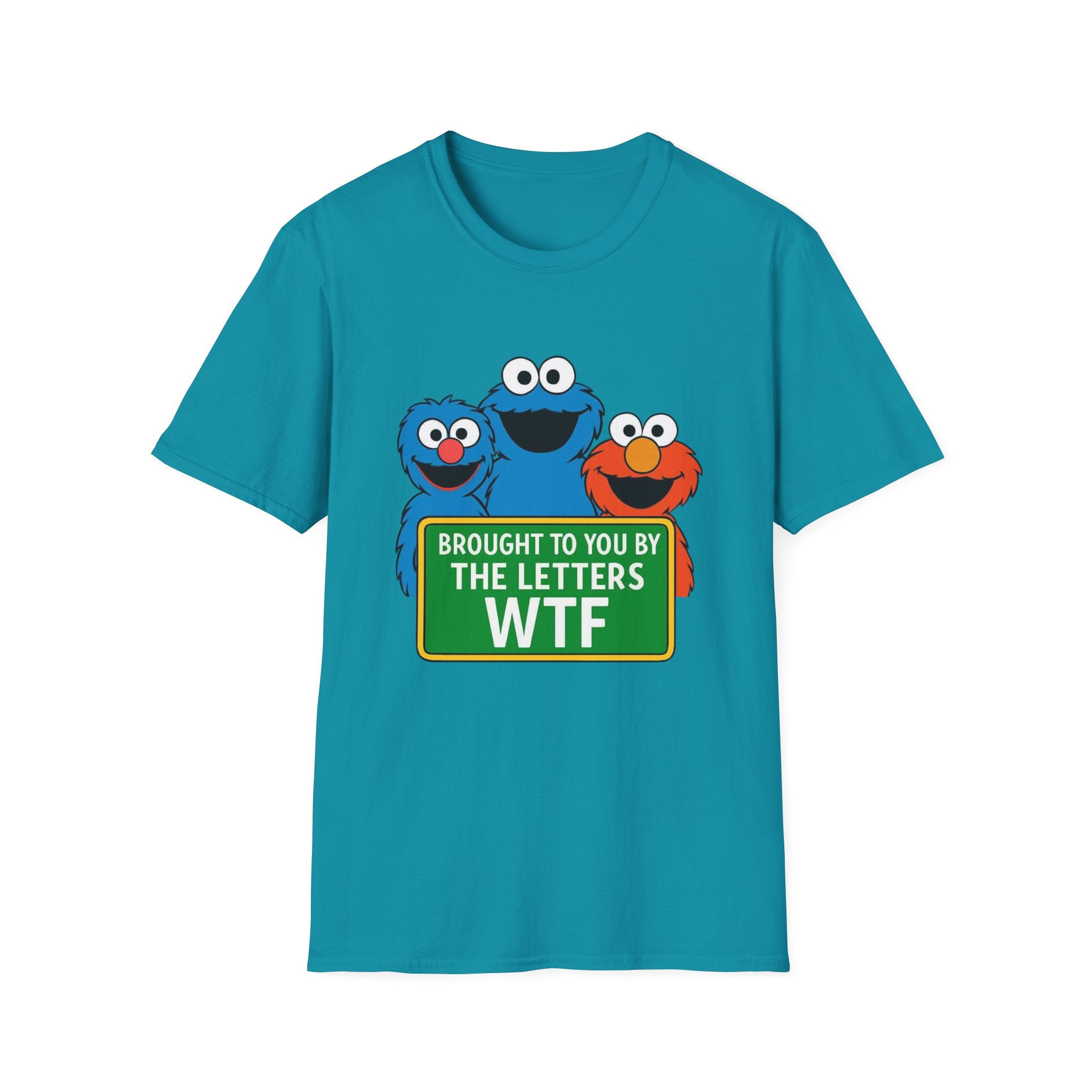 WTF Letters Parody Graphic Tee — Funny & Friendly T-Shirt