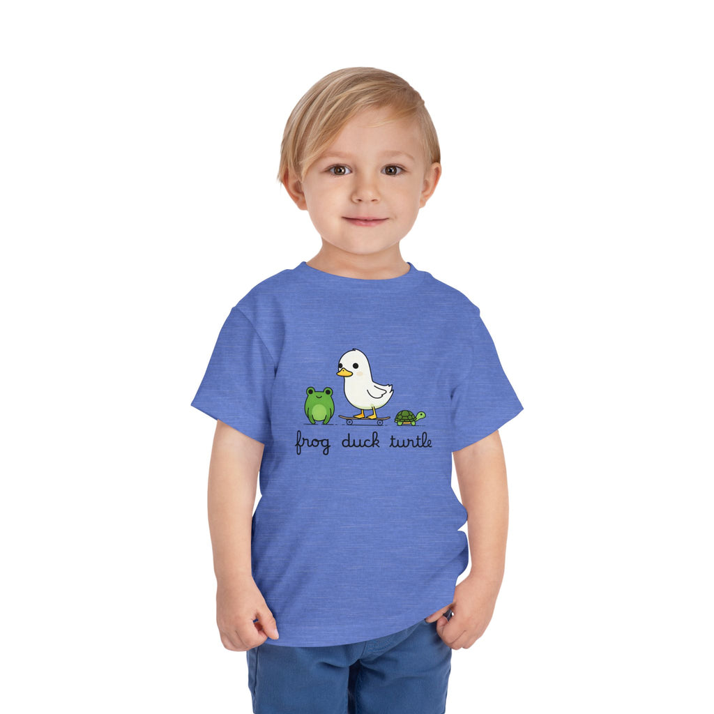 FDT Protest Human Rights Frog Duck Turtle Design - Kids Activism Shirt, Social Justice Top, Youth Equality Tee, Protest Animal
