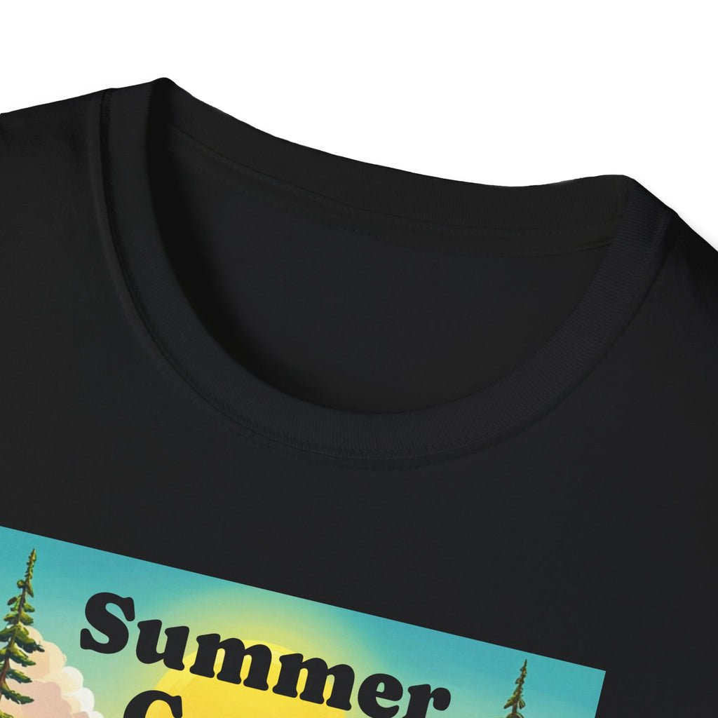 Unisex Summer Camp T-Shirt, Fun Camp Tee, Outdoor Adventure Shirt, Camping Gift, Tramp Champ Apparel, 2025 Summer Tees
