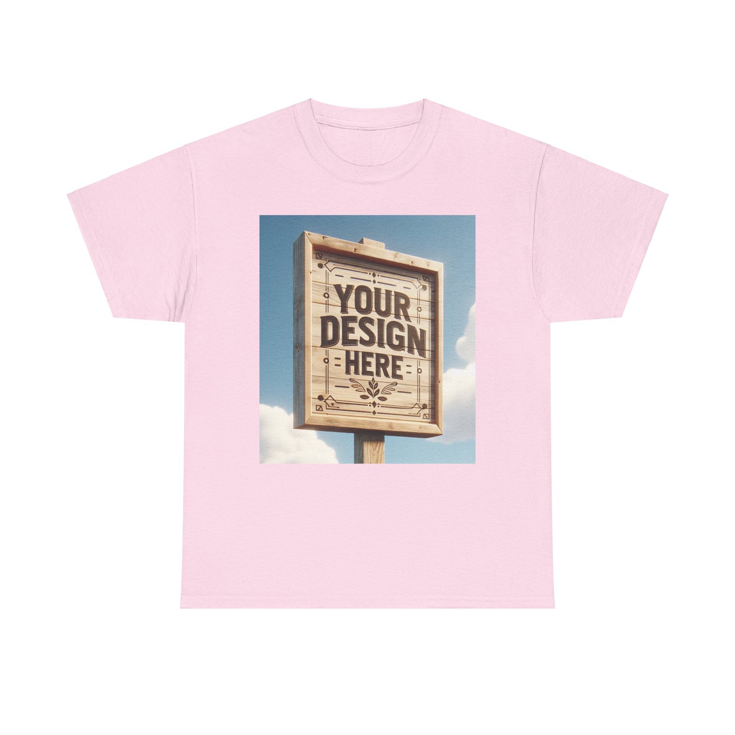 Customizable Tee Design Your Own Shirt Unisex Heavy Cotton Tee