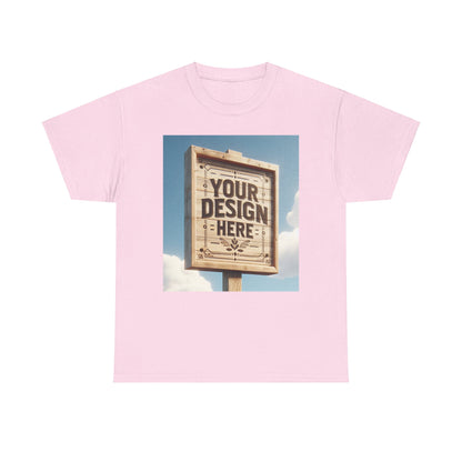 Customizable Tee Design Your Own Shirt Unisex Heavy Cotton Tee