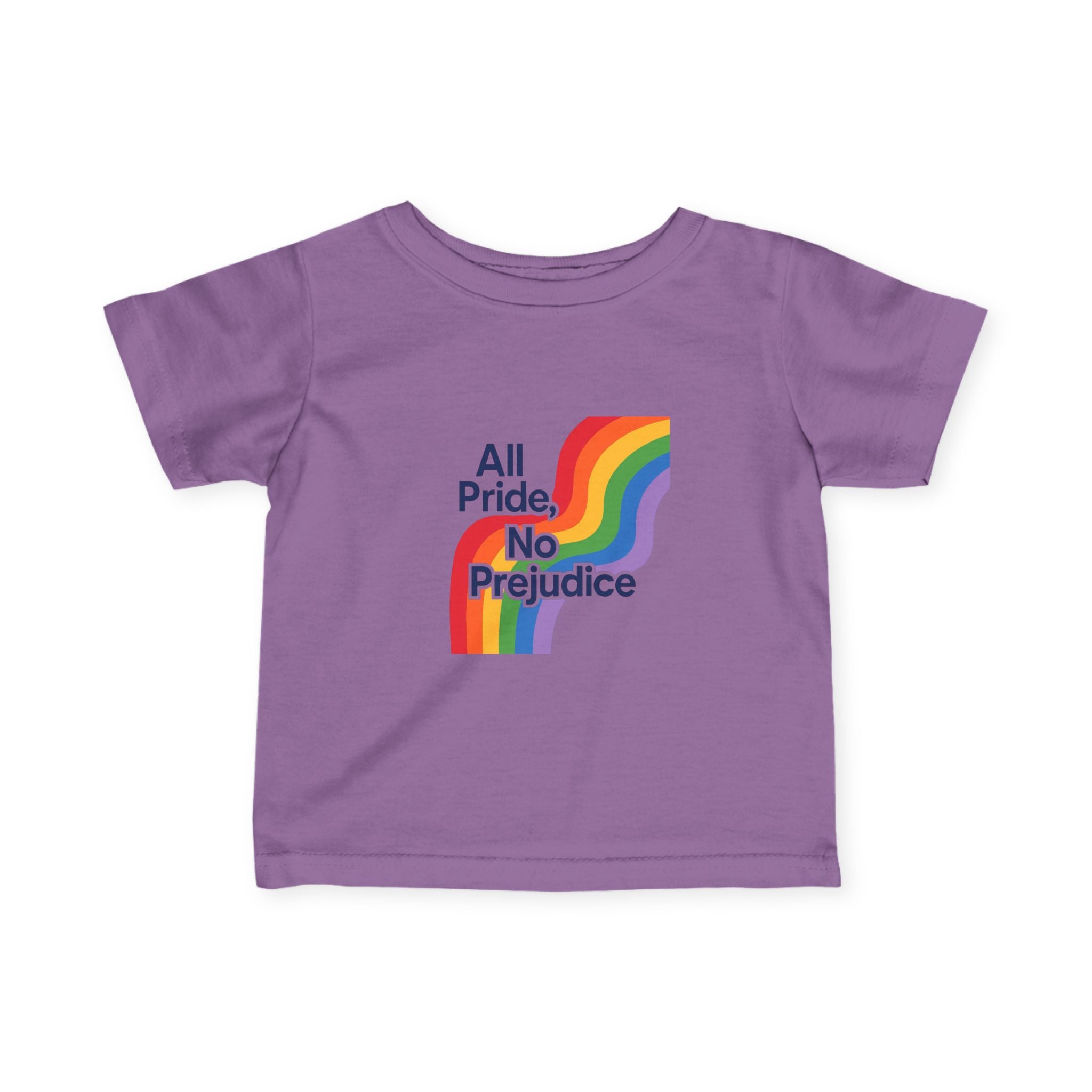 Rainbow Pride Infant Tee, Gay Rights Baby Shirt, Social Justice LGBTQ Onesie, No Prejudice Toddler Top, Pride Parade Kids Clothing