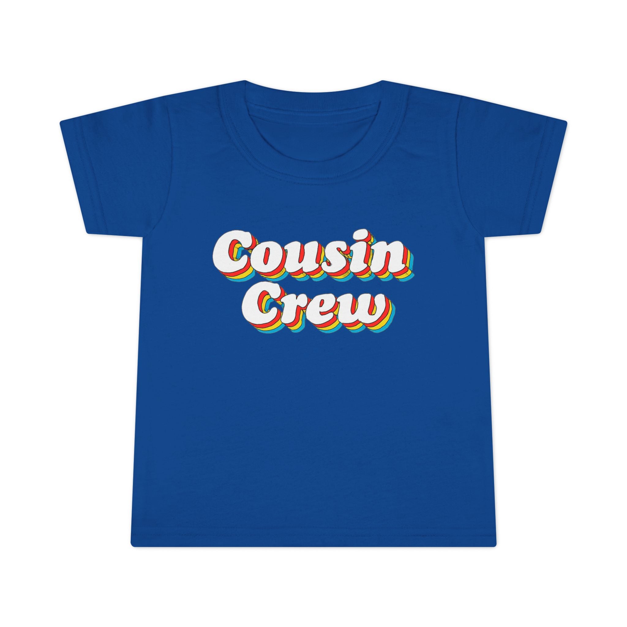 Retro Cousin Crew Toddler T-Shirt, Cute Family Shirt, Kids' Casual Wear, Cousin Family Gatherings, Birthday Gift