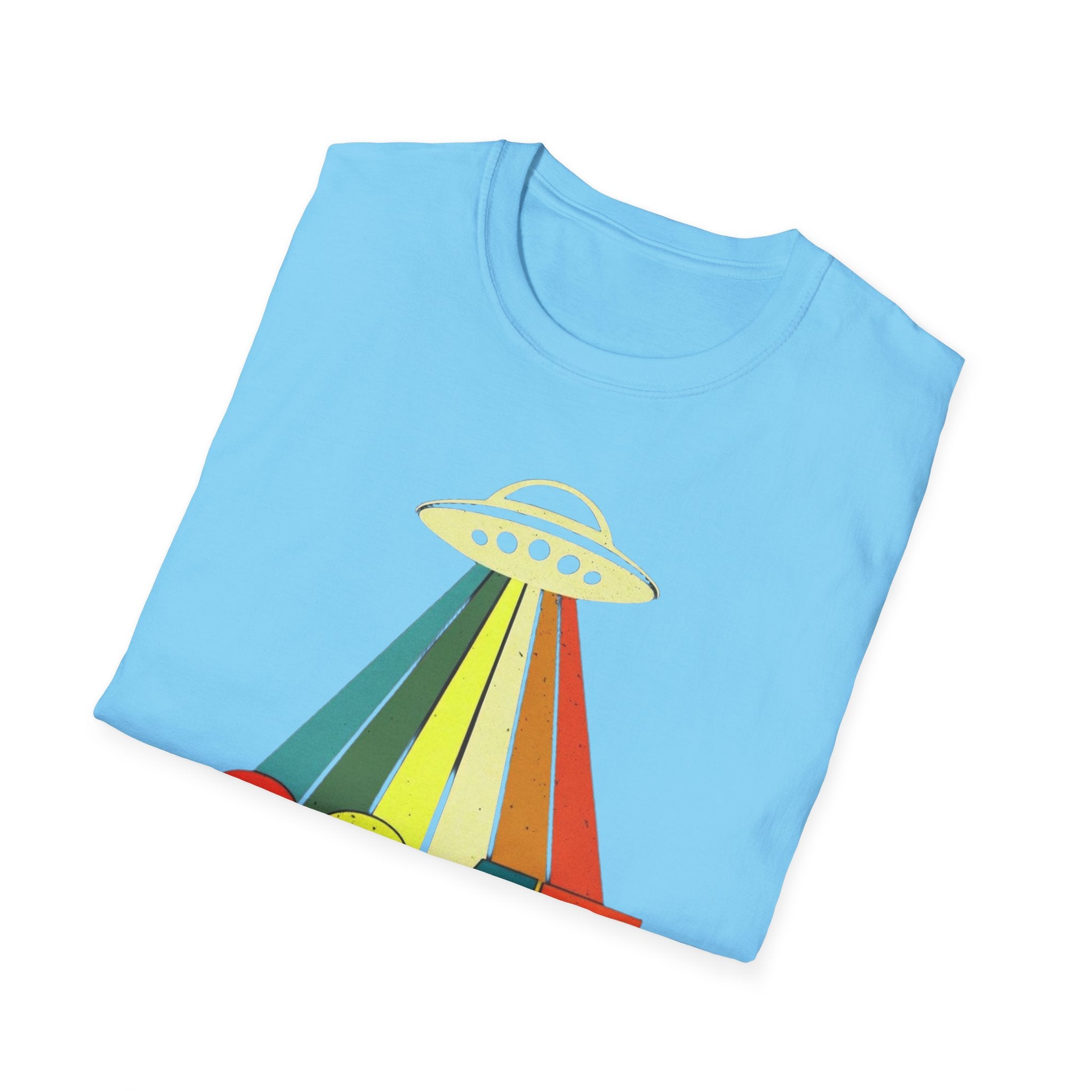 UFO Alien Anti Trump Protest Softstyle T-Shirt, Political Activist Tee, Social Justice Shirt, Protester Gift, Activism Apparel