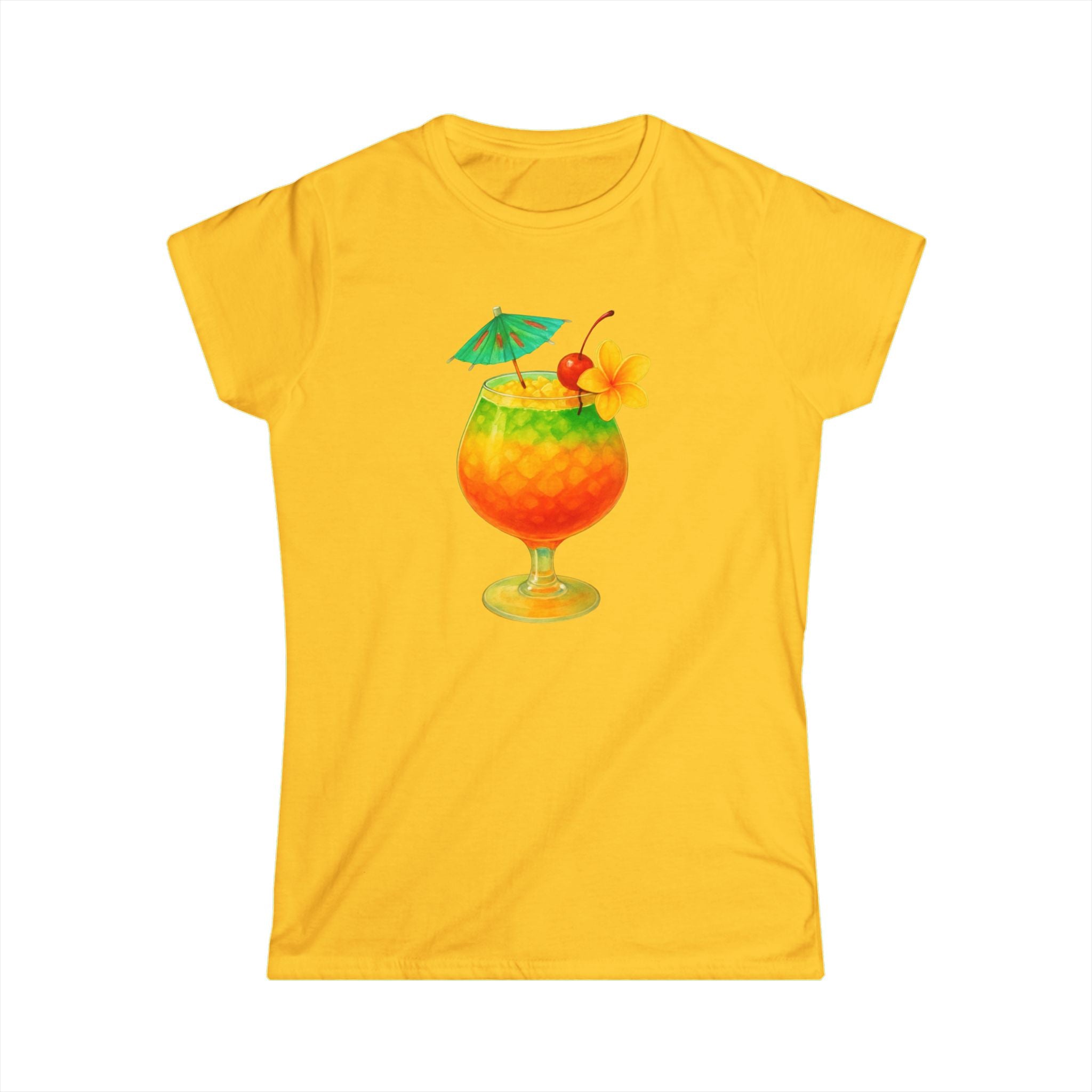 Mai Tai  punch tropical Tees, Island Style Shirt, Summer Cocktail Top, Vacation Apparel, Rum Punch Vibes, Women's Graphic Tee