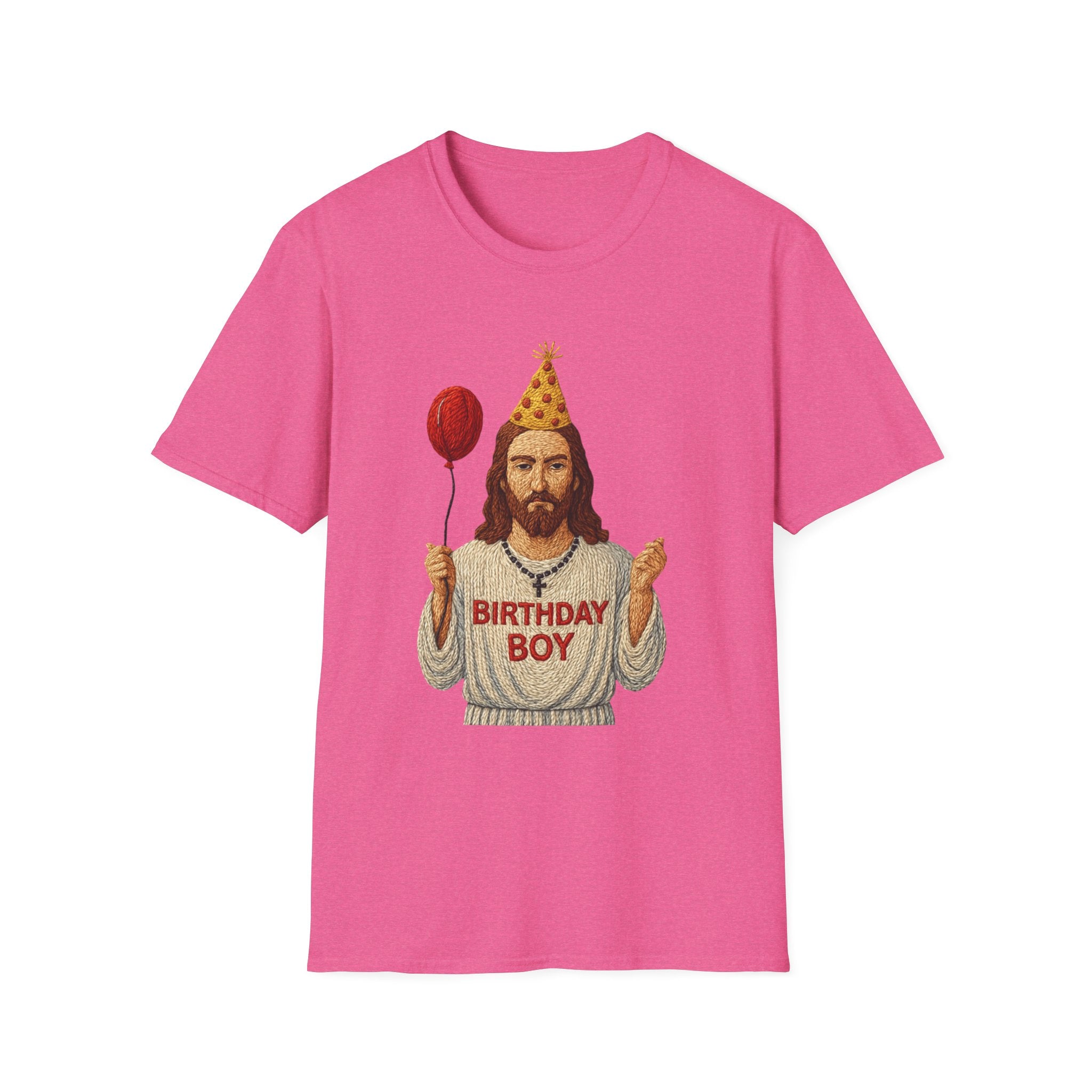 Birthday Boy Jesus T-Shirt party balloon Jesus gift