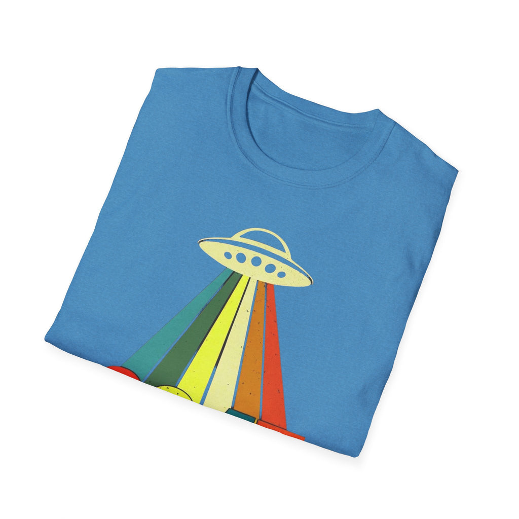 UFO Alien Anti Trump Protest Softstyle T-Shirt, Political Activist Tee, Social Justice Shirt, Protester Gift, Activism Apparel