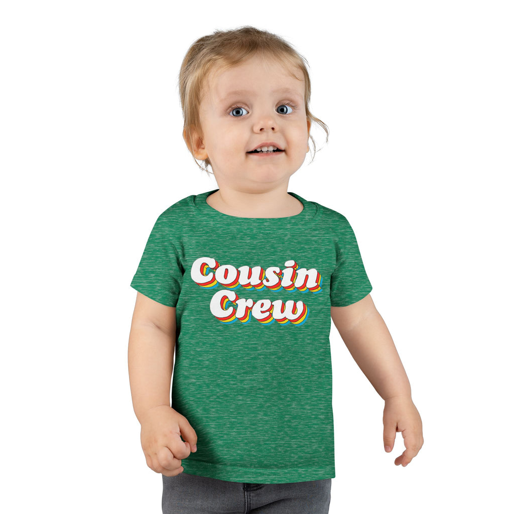 Retro Cousin Crew Toddler T-Shirt, Cute Family Shirt, Kids' Casual Wear, Cousin Family Gatherings, Birthday Gift