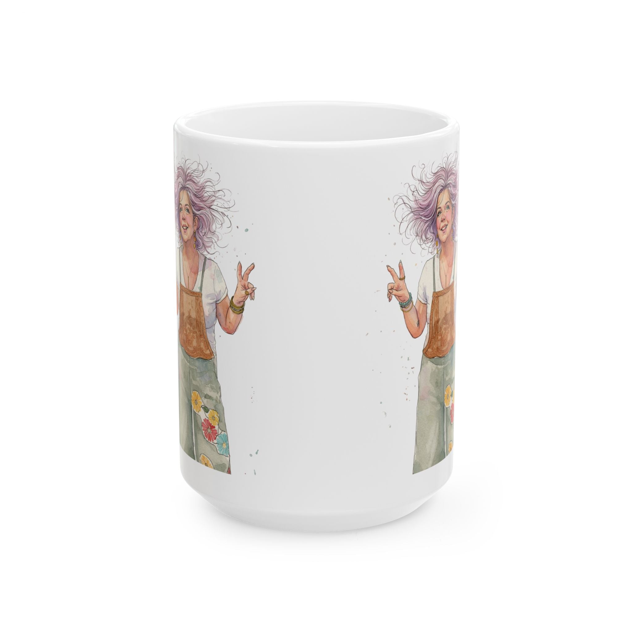 Wise & Wild Hippie Ceramic Mug — 11oz & 15oz