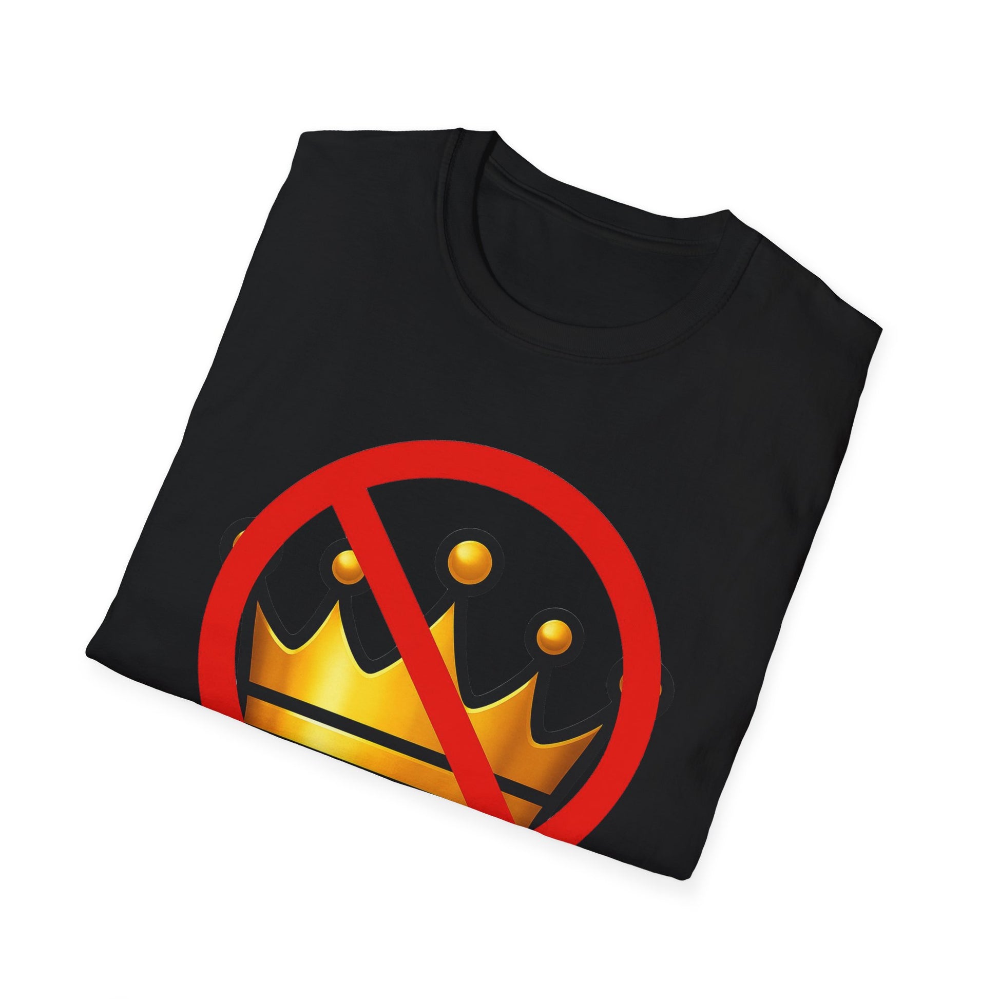 No Kings Anti Trump Protest Activist Unisex Softstyle T-Shirt, Resist Gift, June 14 Social Justice Tee, Activism Apparel, Political