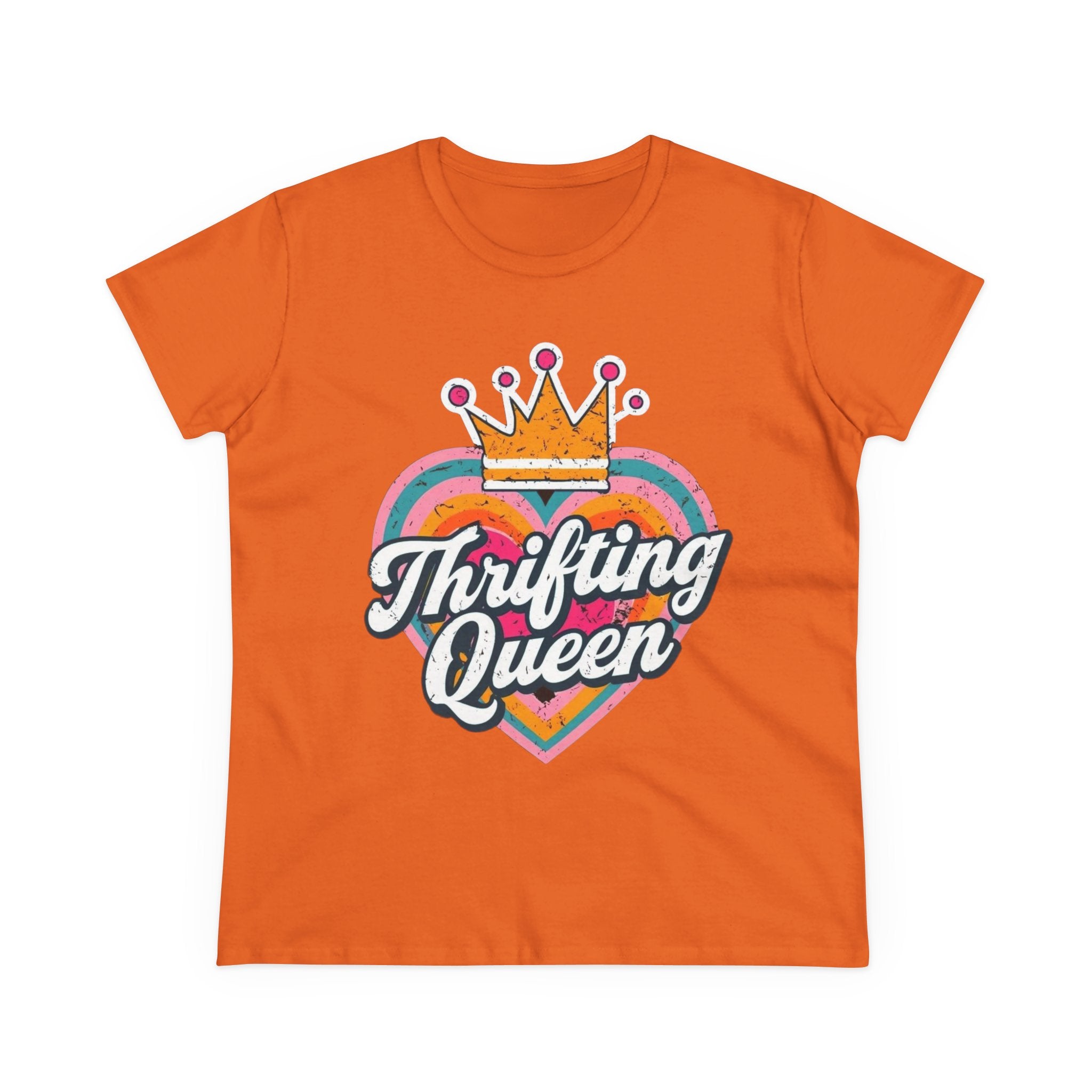 T-Shirt, Thrifting Queen, Upcycle, Recycle, Reuse, Vintage, Women's Tee Shirt