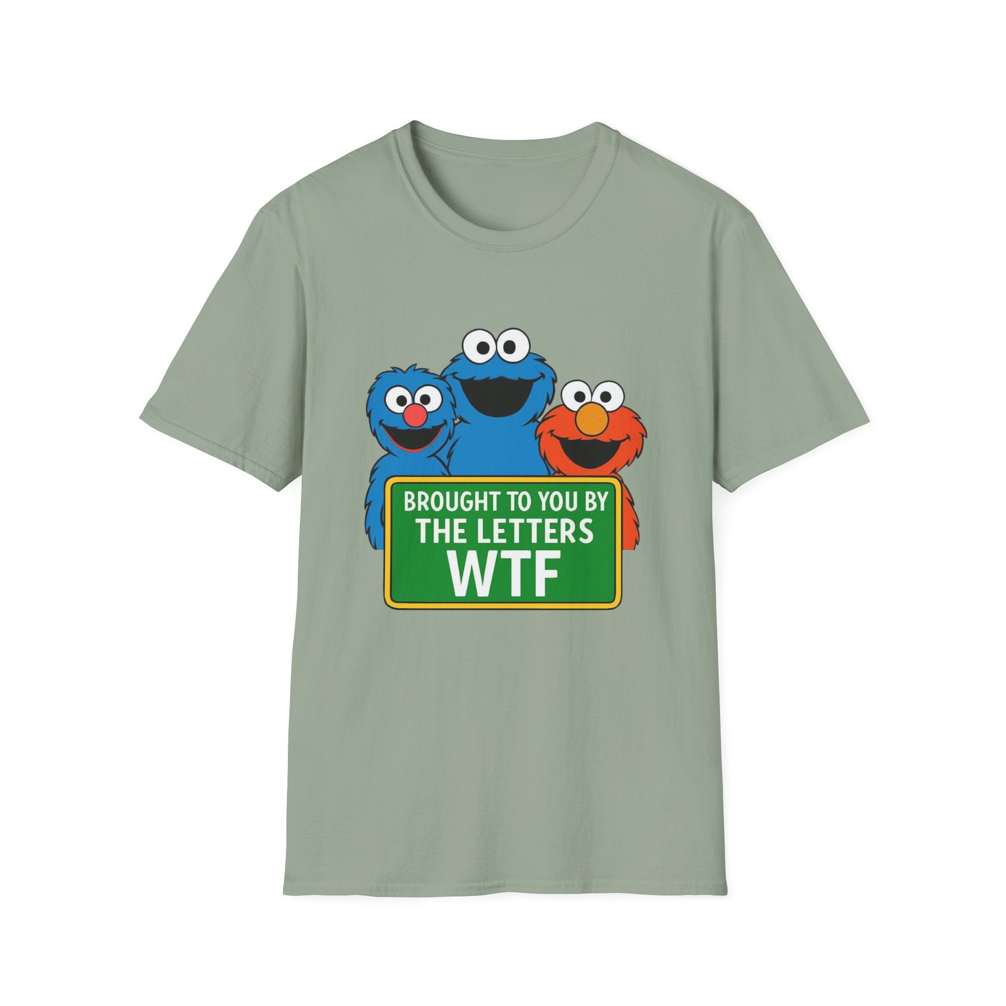WTF Letters Parody Graphic Tee — Funny & Friendly T-Shirt