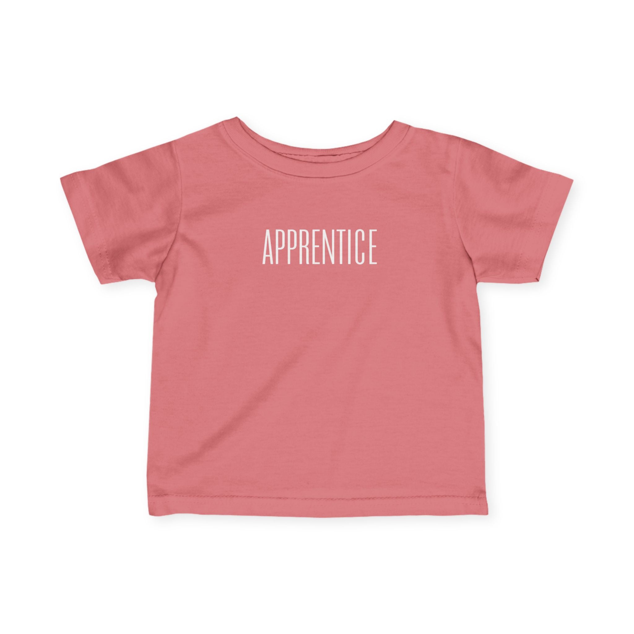 Infant Tee — 'Apprentice' Minimalist Baby Shirt (Neutral)