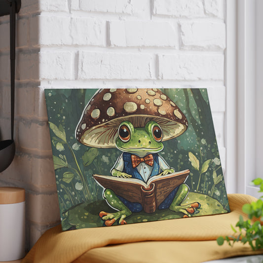 Cutting Board - Frog in the Forest Design