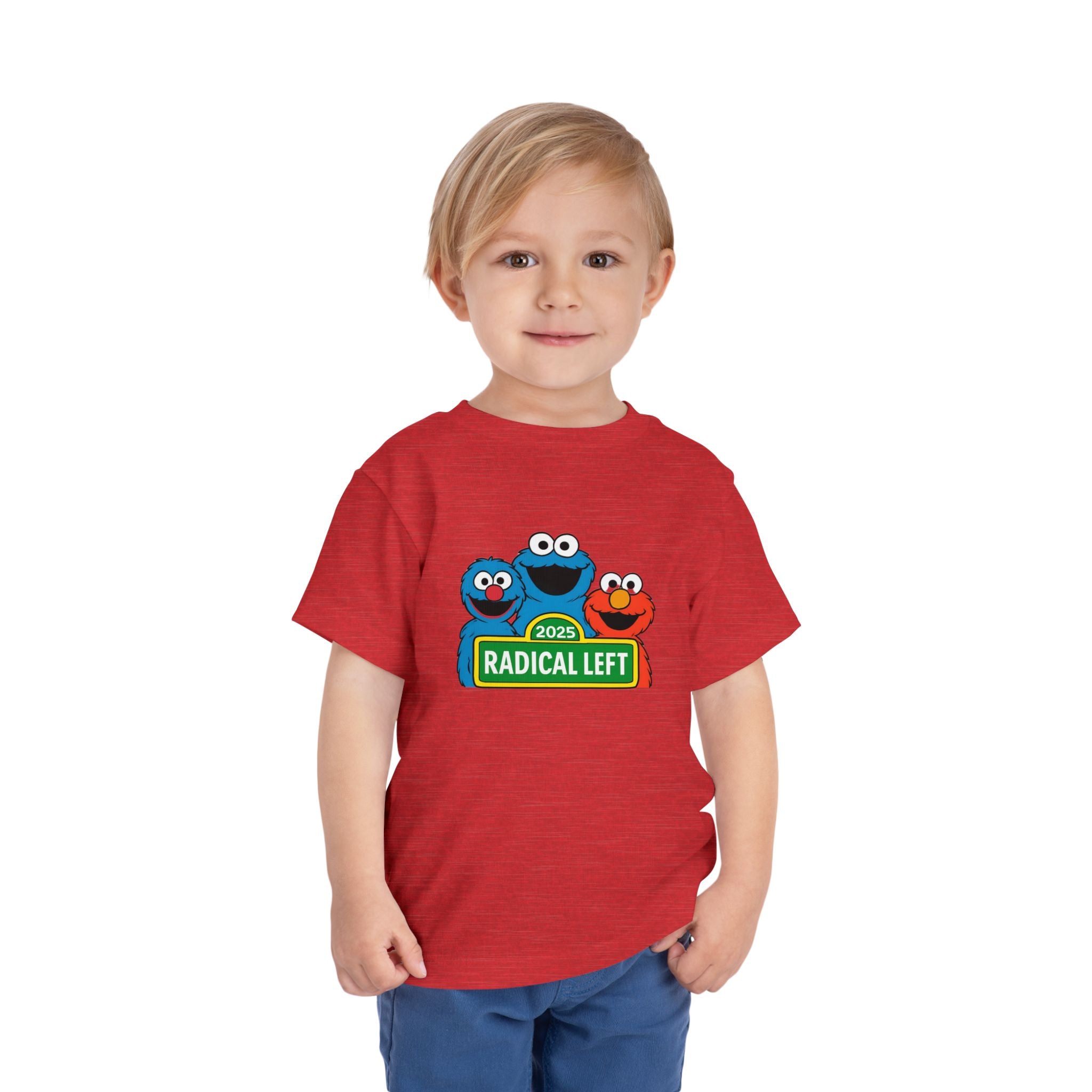 Radical Left Toddler Tee, Cute Kids T-Shirt, Playful Shirt for Babies, Funny Toddler Clothing, Gift for Little Activists