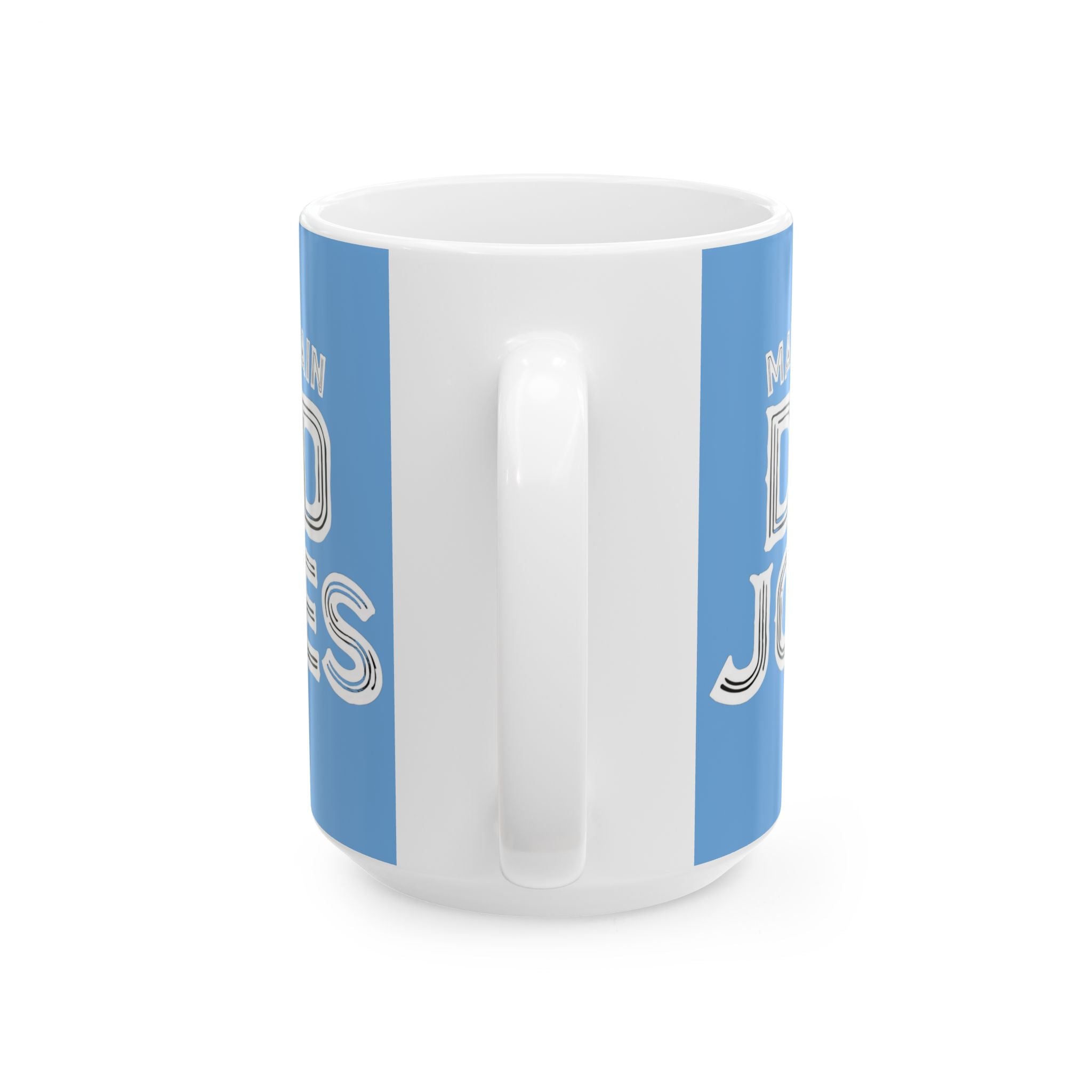 Dad Jokes Ceramic Mug - Funny Gift for Dad, Coffee Lover, Humor Lover, Birthday, Father's Day, Kitchen Decor, Gift Idea gifts for him