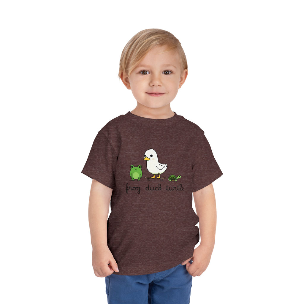FDT Protest Human Rights Frog Duck Turtle Design - Kids Activism Shirt, Social Justice Top, Youth Equality Tee, Protest Animal