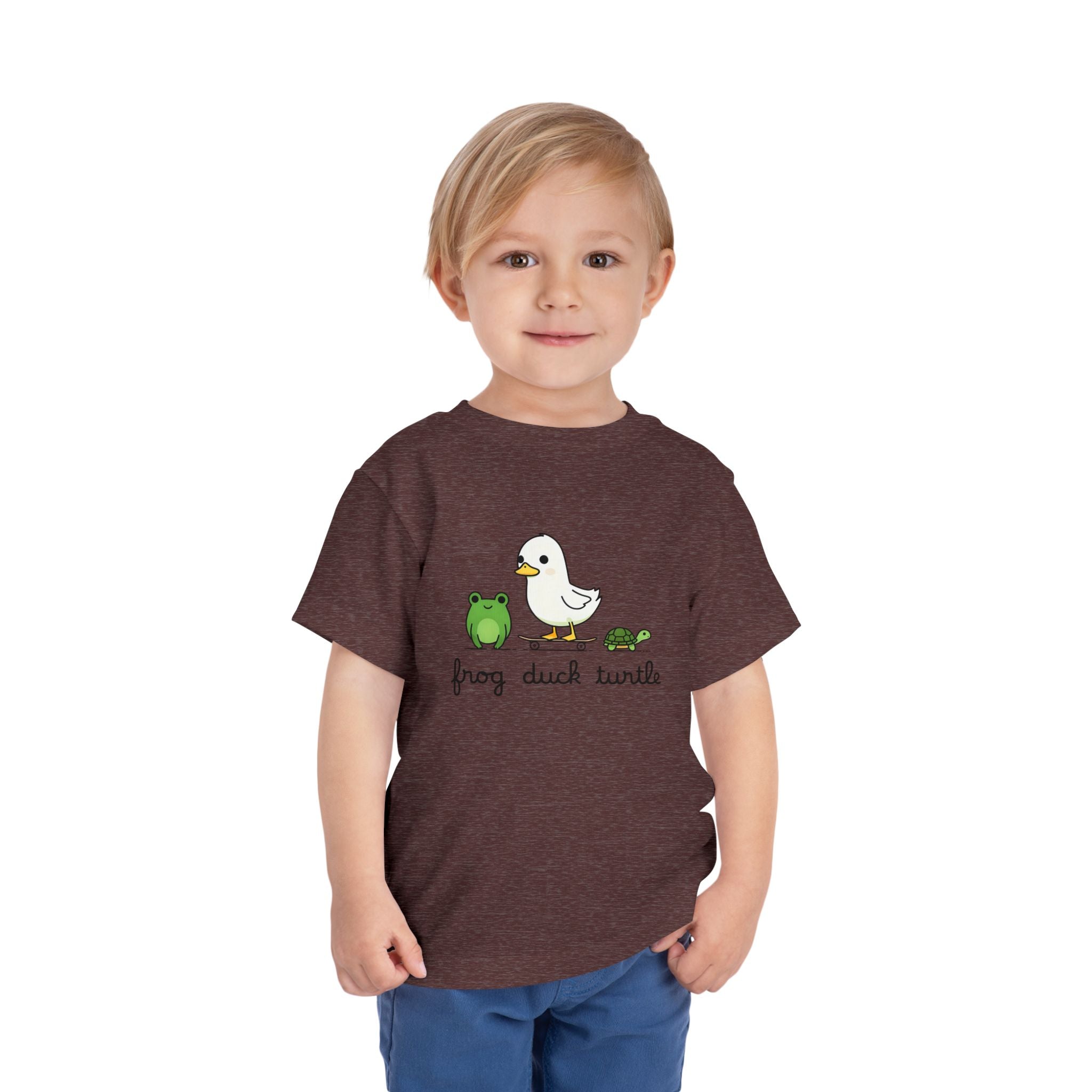 FDT Protest Human Rights Frog Duck Turtle Design - Kids Activism Shirt, Social Justice Top, Youth Equality Tee, Protest Animal
