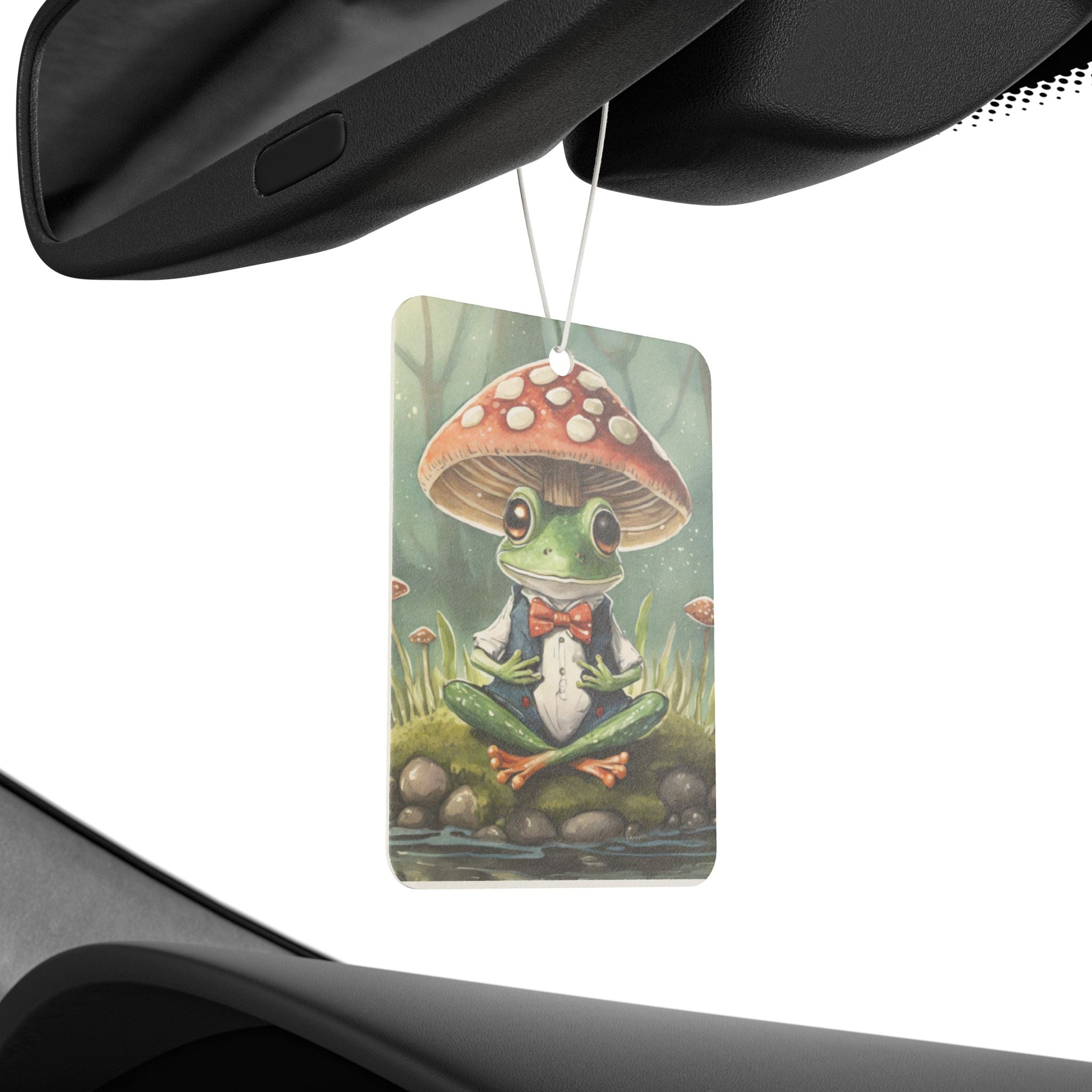 Whimsical Frog Car Air Freshener, Cute Home Décor, Funny Gift for Nature Lovers, Unique Car Decor, Eco-Friendly Aromatic Air Freshener