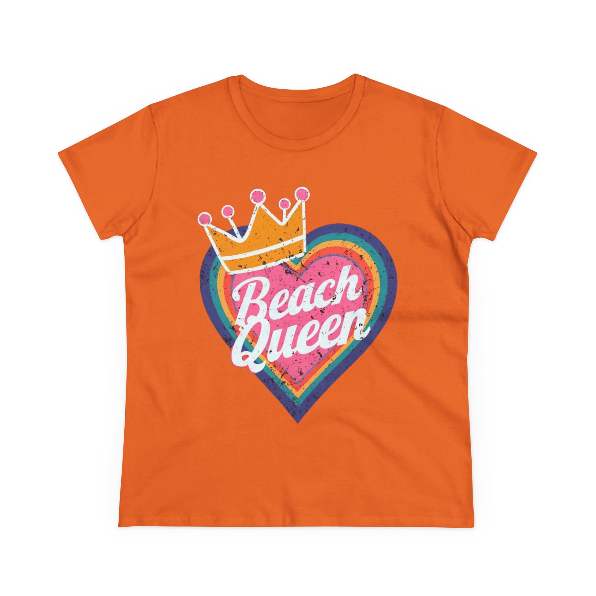 Beach Queen T-Shirt, Summer Vibes Tee, Vacation Shirt, Gift for Beach Lovers, Fun Retro Graphic Tee fun coastal tea for her