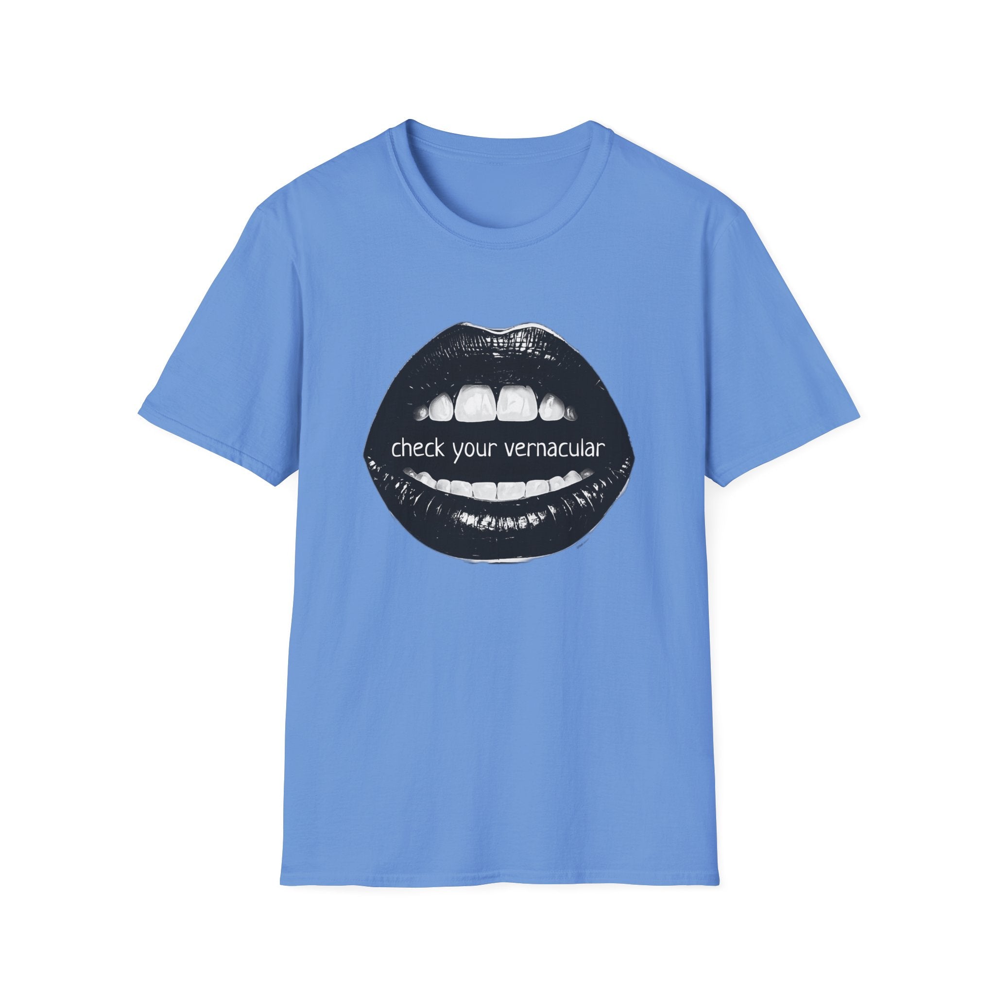 90s Music Lovers Gift Unisex Softstyle T-Shirt, TLC Lyrics Tee, Check Your Vernacular Shirt, Retro Music Fan Clothing, Vintage R&B Top