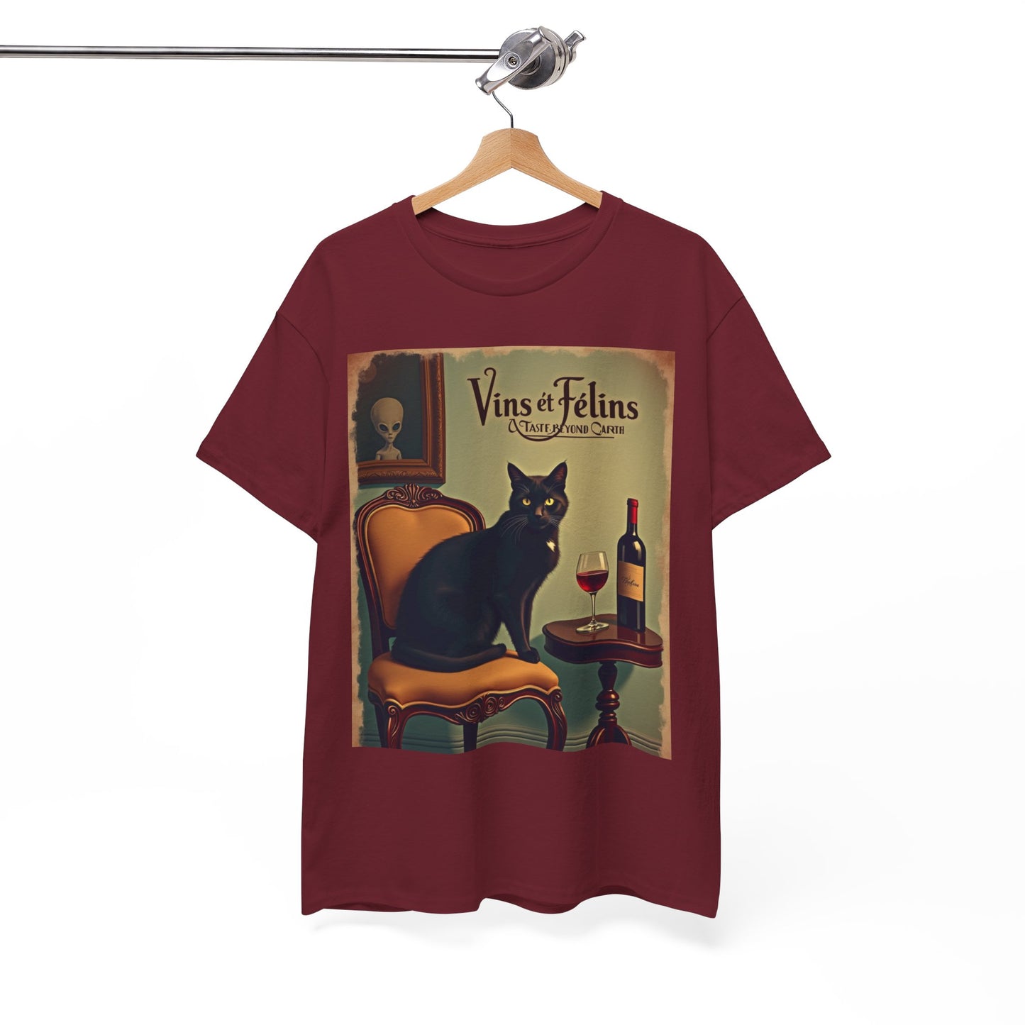 French Wine Kitty Tee