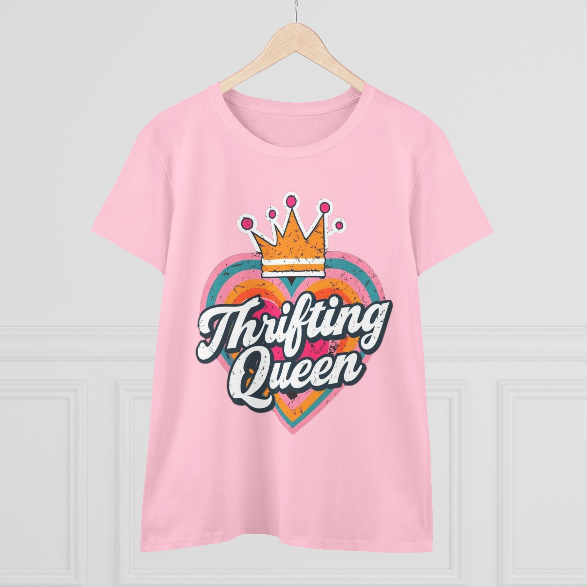 T-Shirt, Thrifting Queen, Upcycle, Recycle, Reuse, Vintage, Women's Tee Shirt