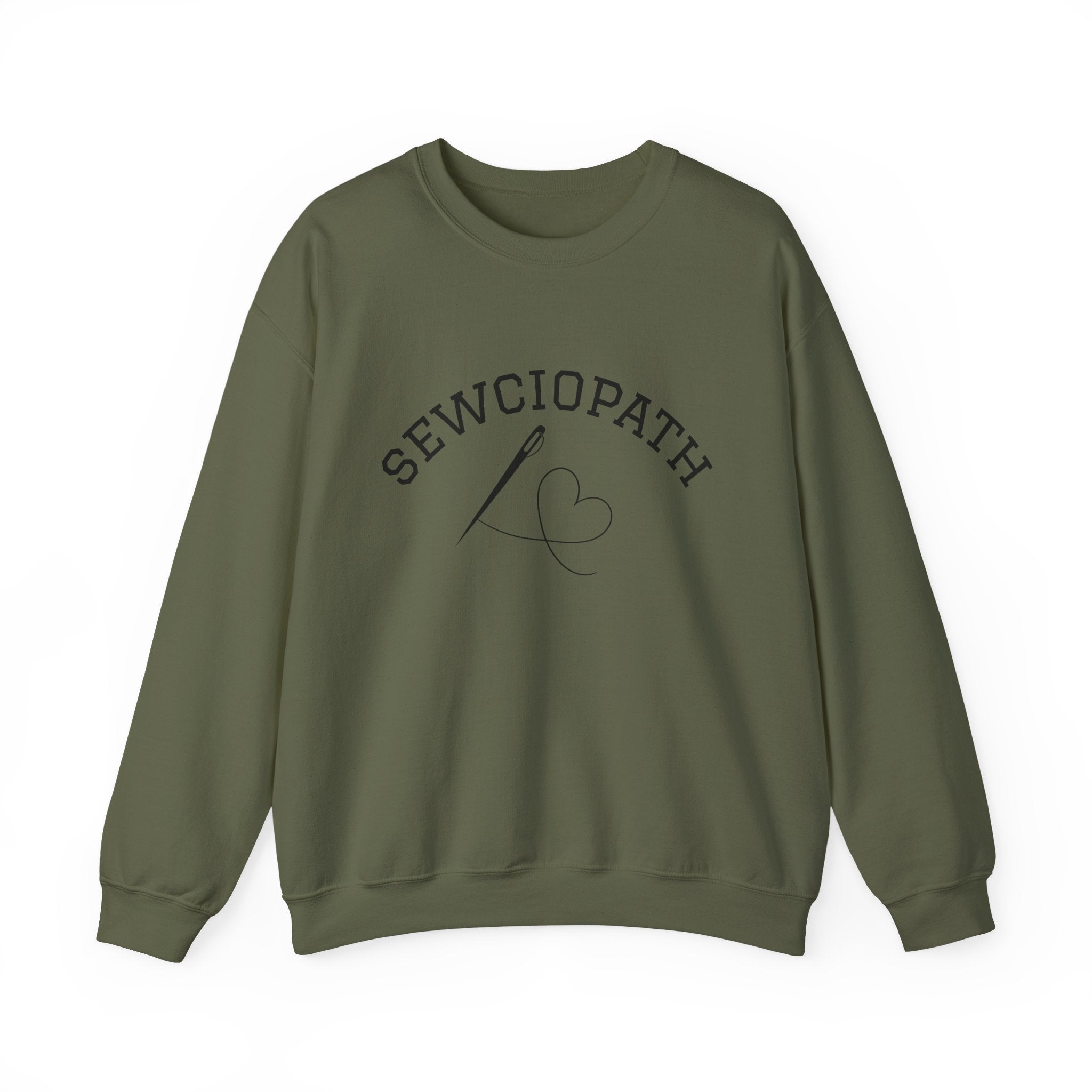 Funny Sewciopath Crewneck Sweatshirt sewing gift