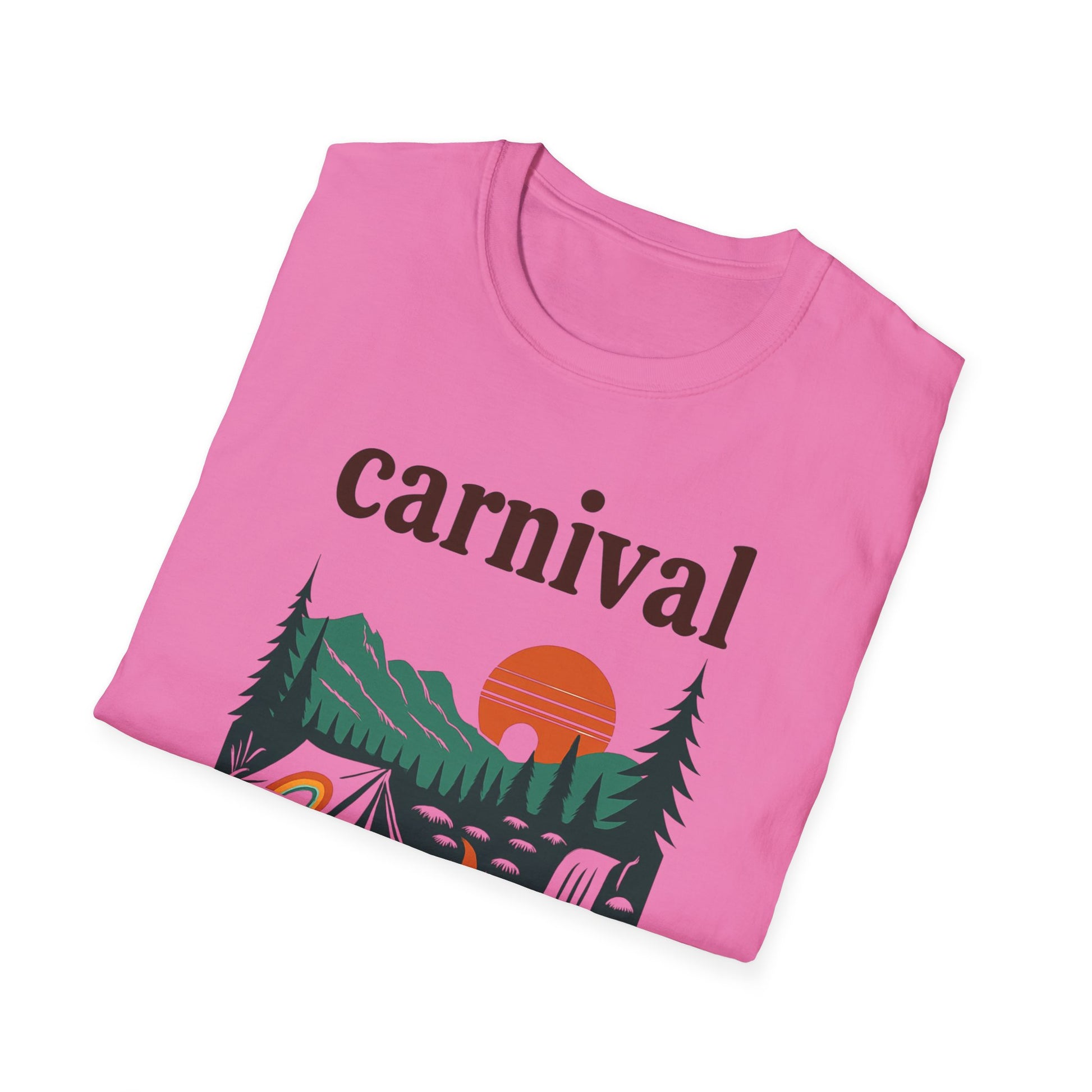 ProvinceTown maCarnival Graphic T-Shirt, Vintage Camping Tee, Unisex Softstyle Shirt, Festival , Summer Adventure Wear, Gift for Travelers
