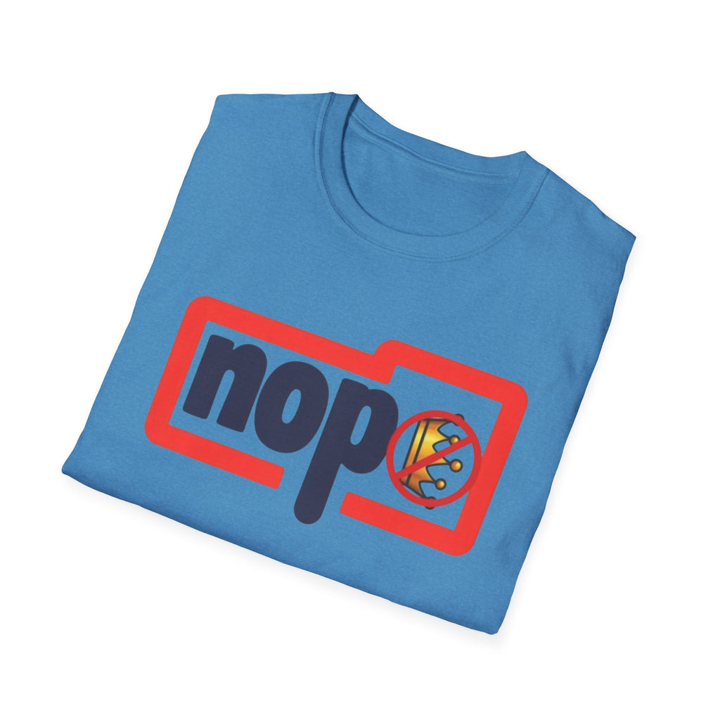 Unisex T-Shirt Nope No Kings Anti Trump Activists Gift Crown unisex