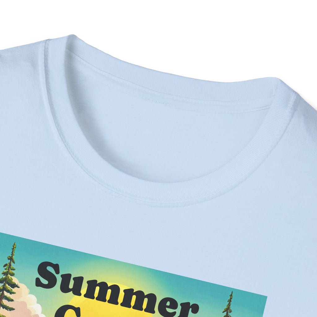 Unisex Summer Camp T-Shirt, Fun Camp Tee, Outdoor Adventure Shirt, Camping Gift, Tramp Champ Apparel, 2025 Summer Tees