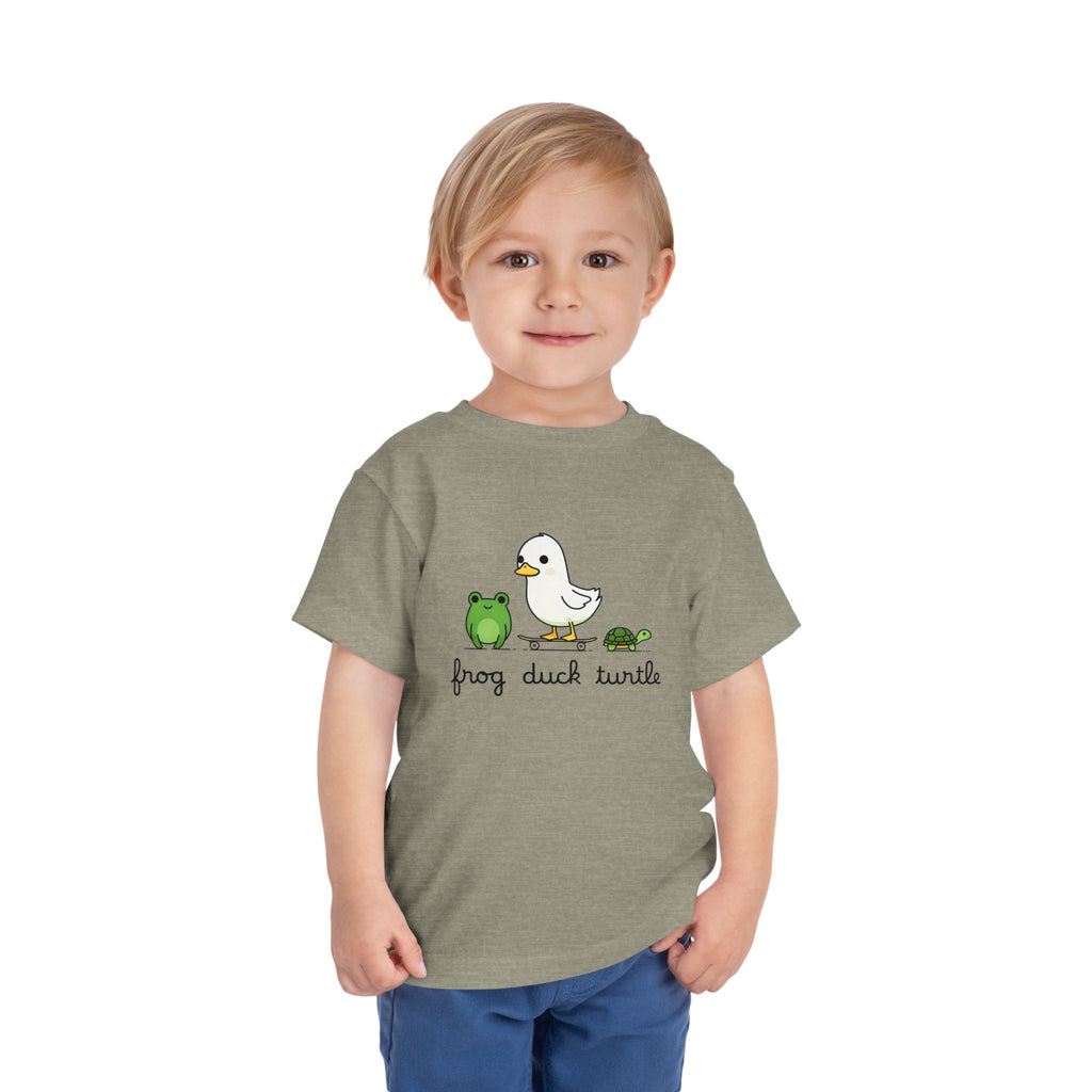 FDT Protest Human Rights Frog Duck Turtle Design - Kids Activism Shirt, Social Justice Top, Youth Equality Tee, Protest Animal