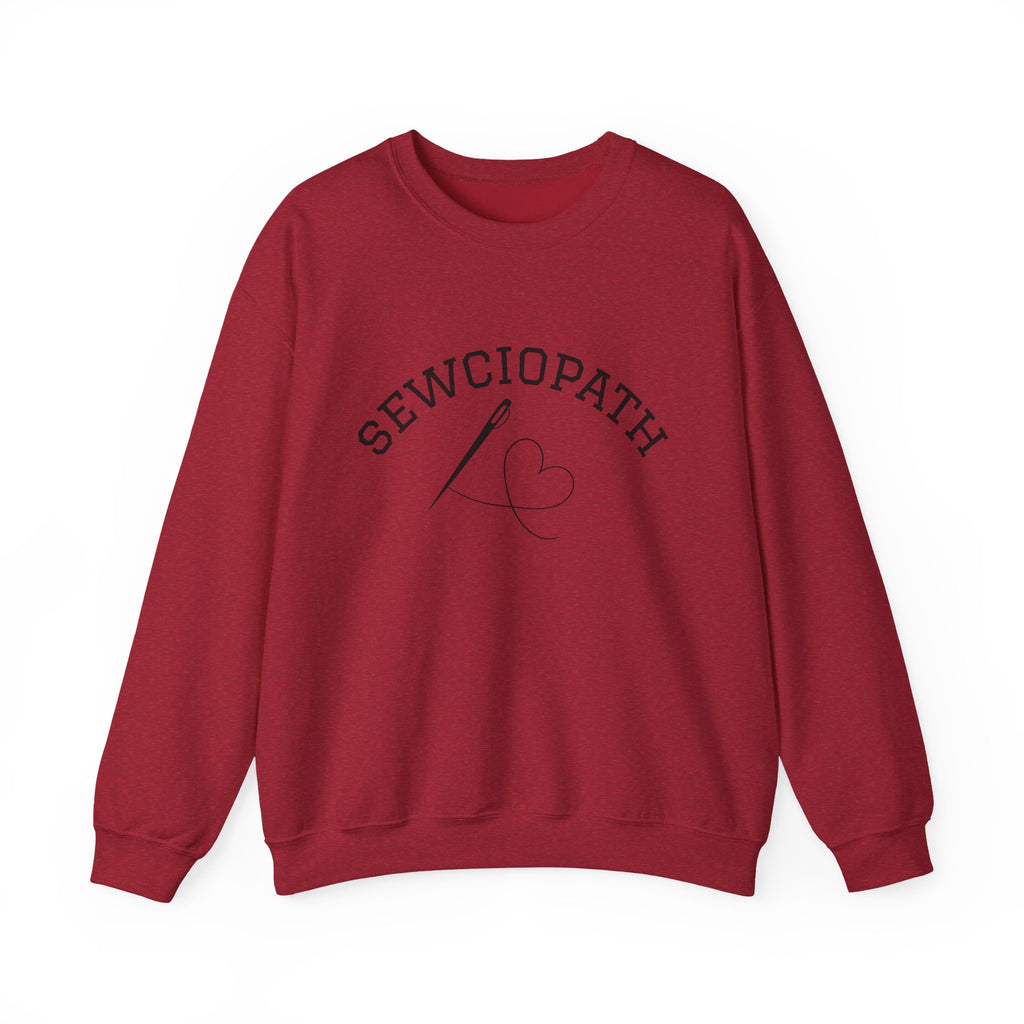 Funny Sewciopath Crewneck Sweatshirt sewing gift