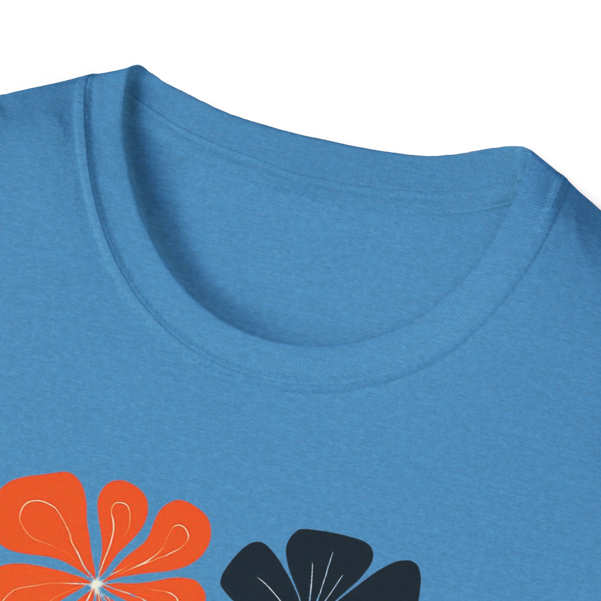 Raising wild flowers, one tantrum at a time Mom Life Unisex Softstyle T-Shirt, Gifts for Toddler Moms, Raising Wildflowers, floral  Apparel