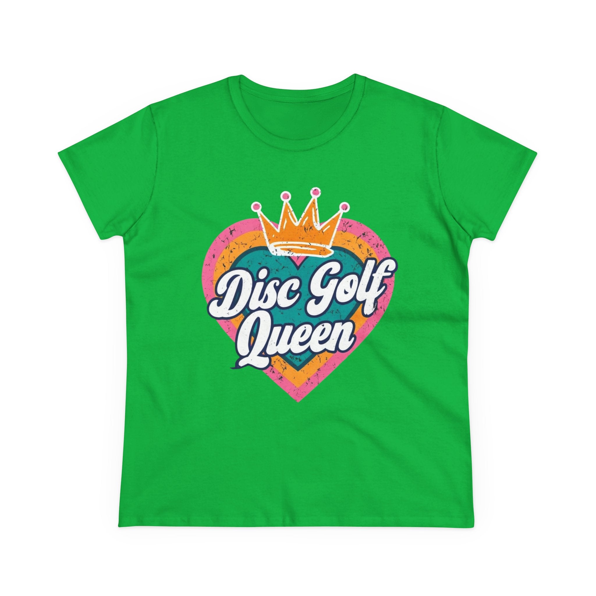 Disc Golf Queen Women's Tee, Fun Disc Golf T-Shirt, Sporty Graphic Tee, Gift for Disc Golf Lovers, Casual Outfit, Summer Wardrobe